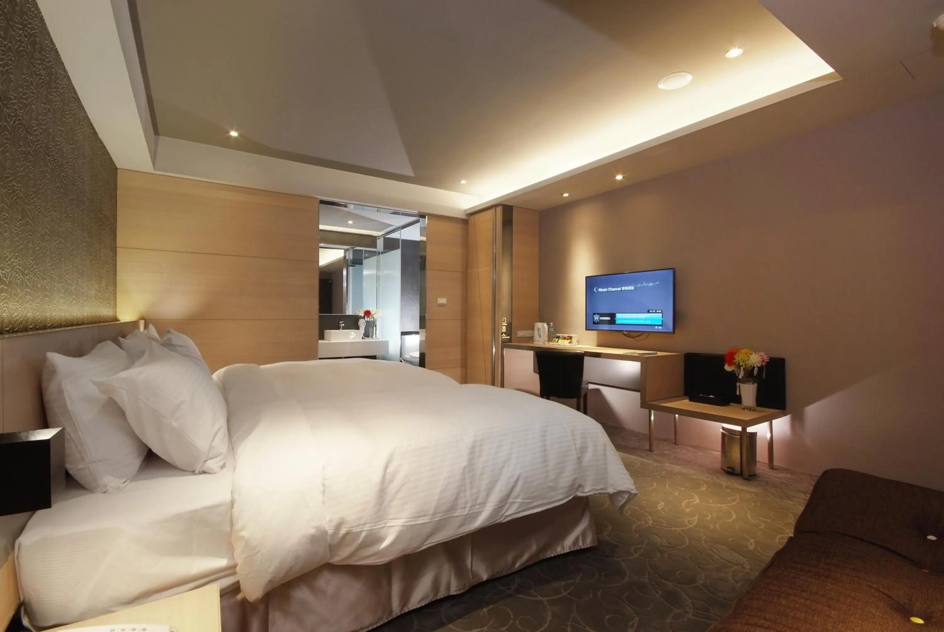 Decorative detail, Bed in Guest Hotel