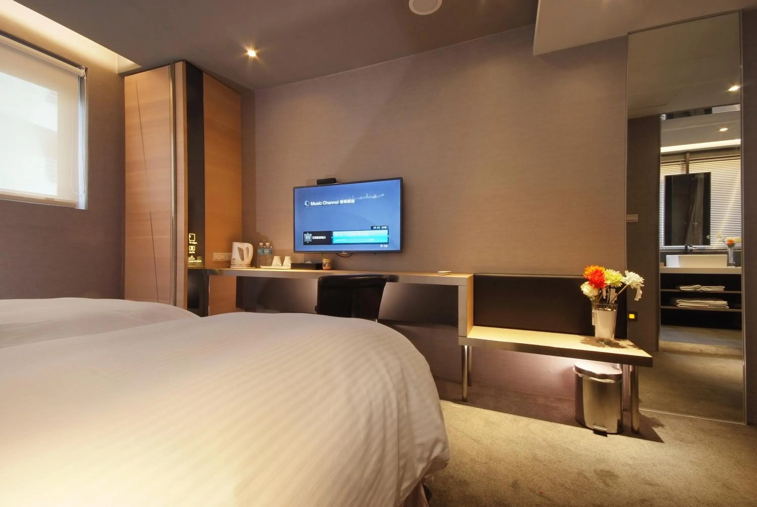 Decorative detail, Bed in Guest Hotel