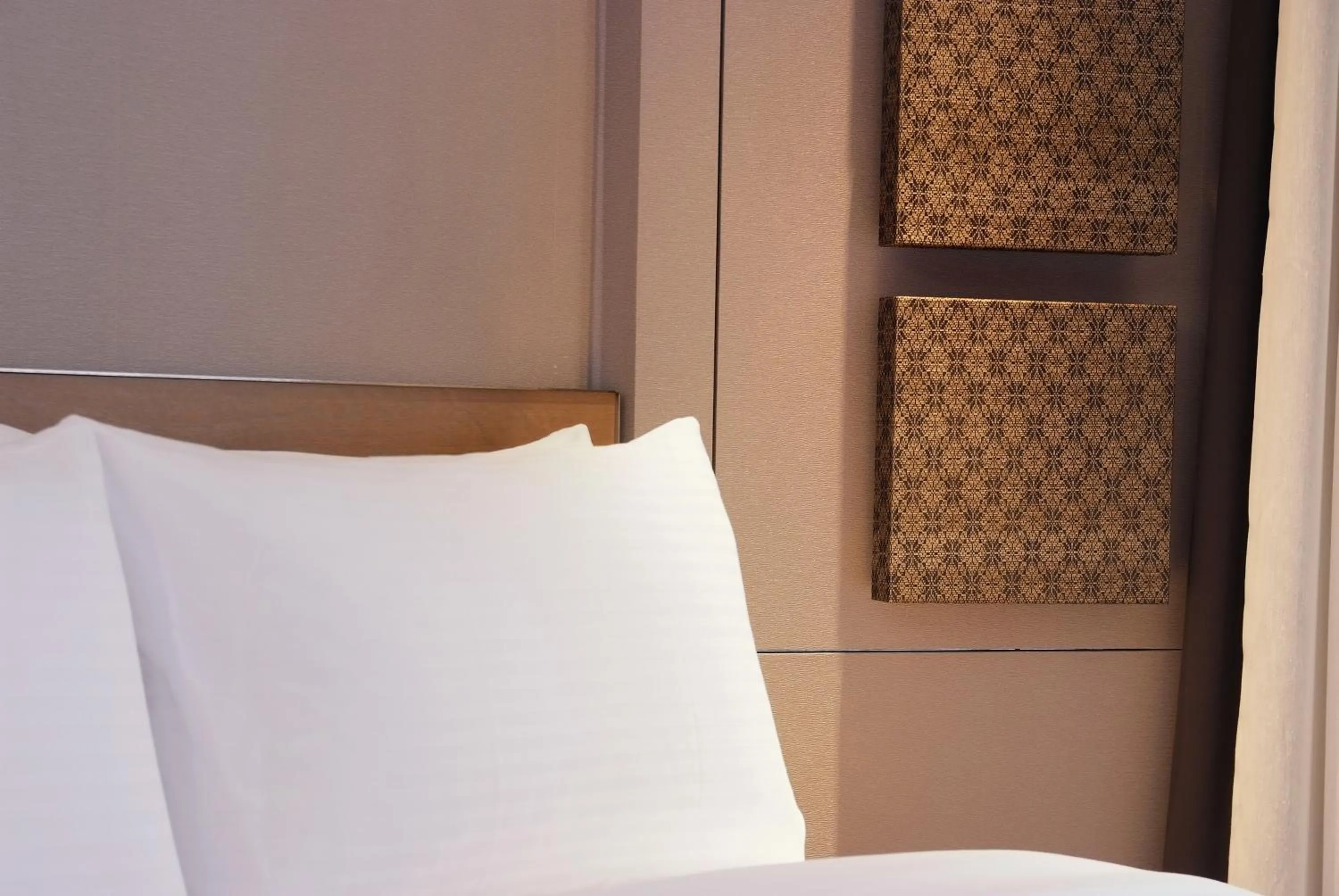 Decorative detail, Bed in Guest Hotel