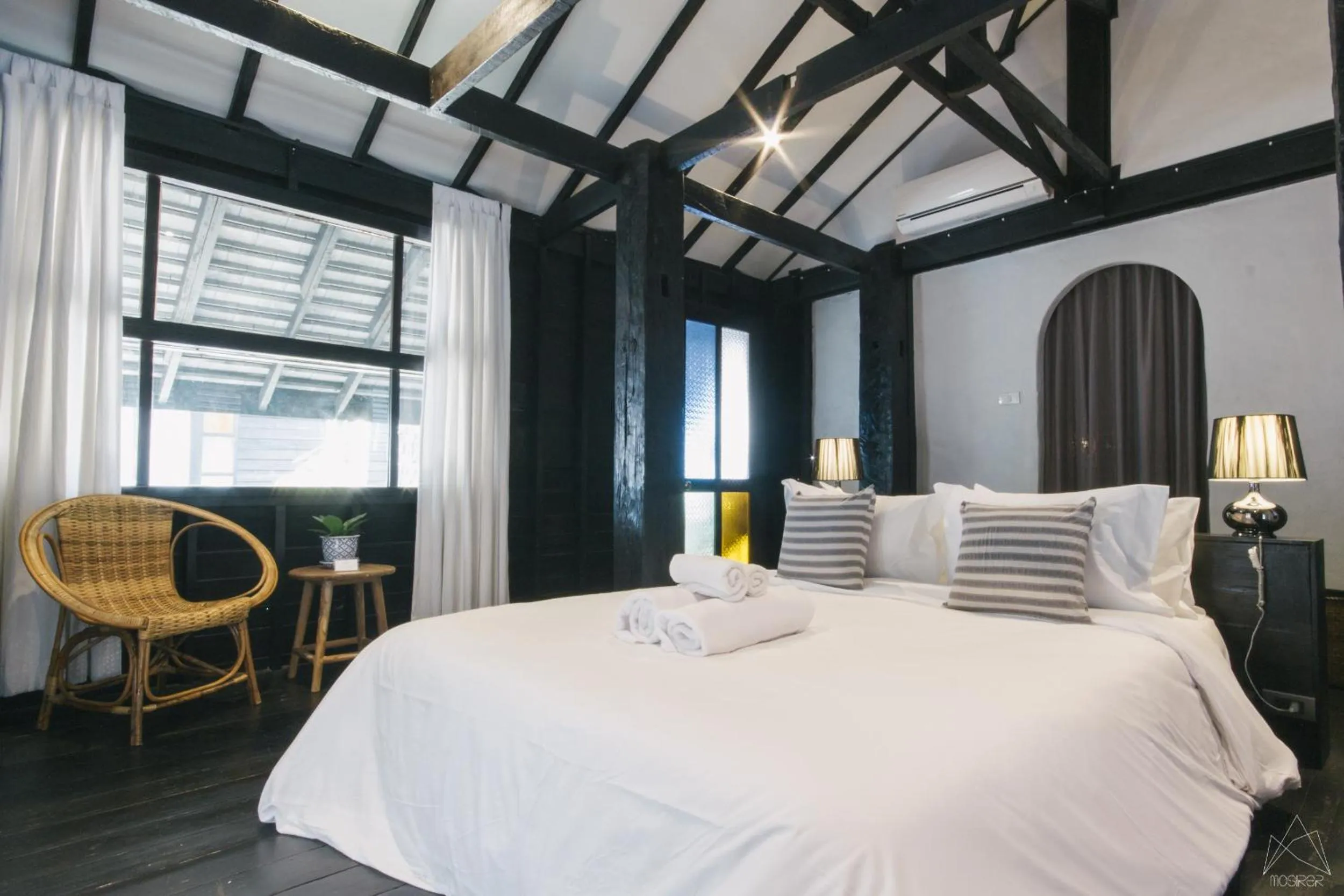 Photo of the whole room, Bed in Chotana Villa Hotel Chiang Mai