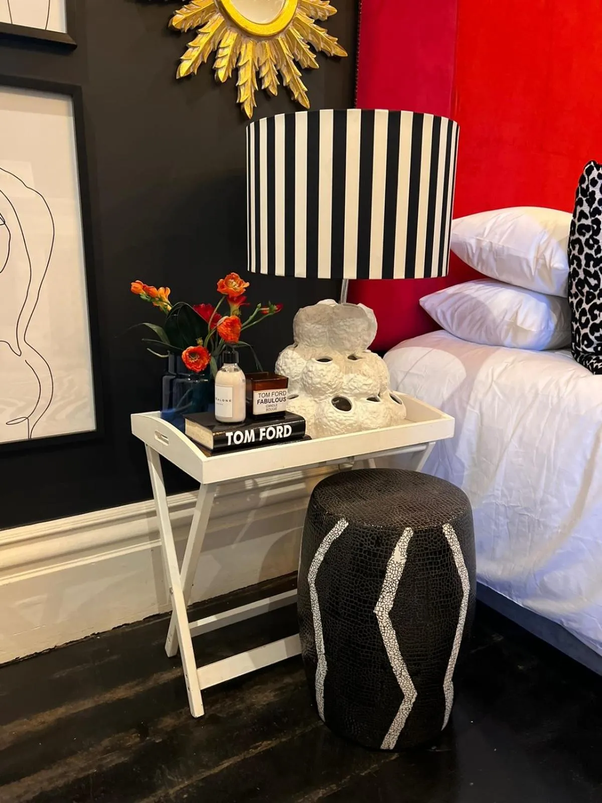 Decorative detail, Bed in Smithgrove Guesthouse