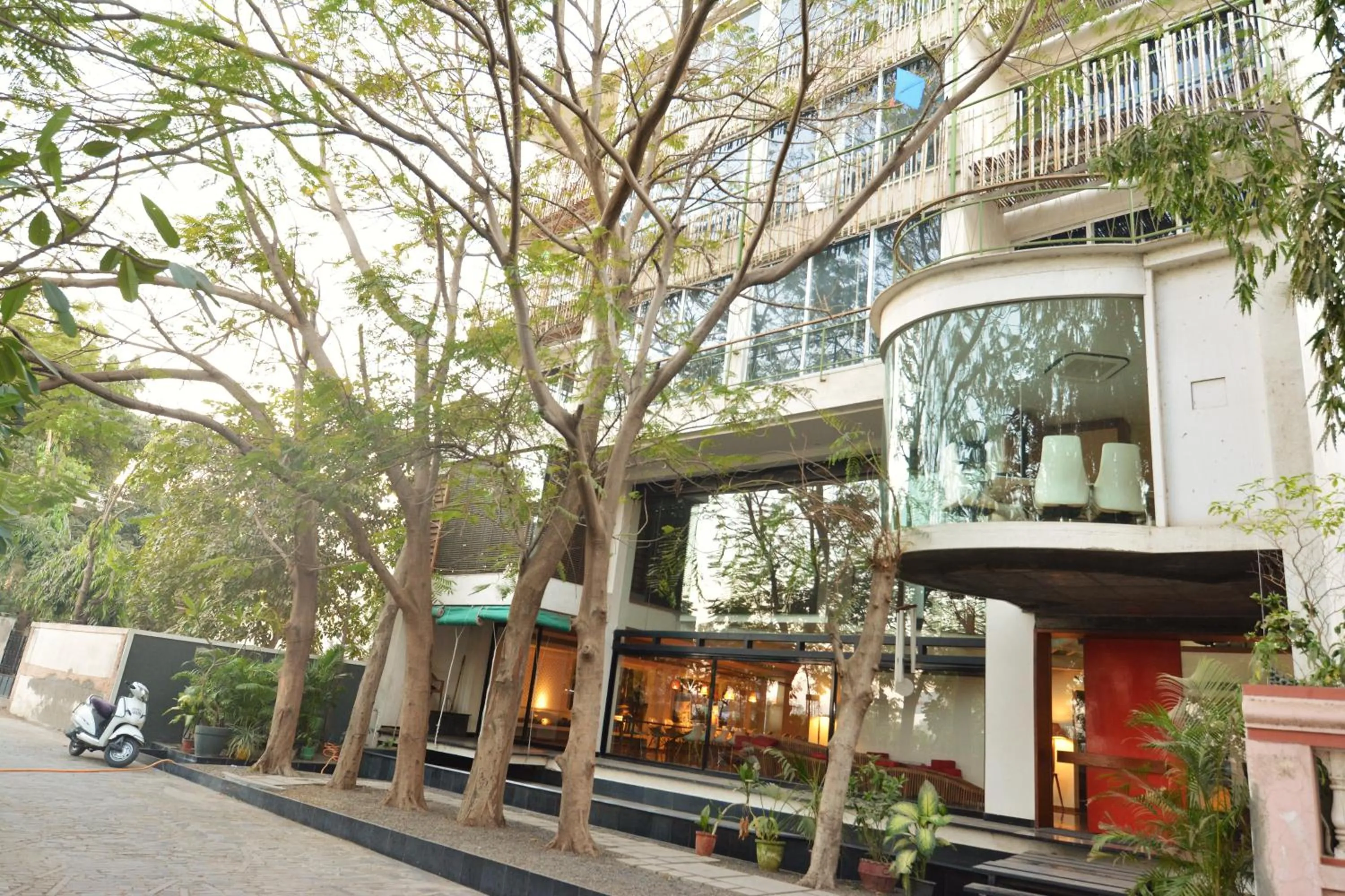 Facade/entrance in The Sky Imperial Aarivaa Luxury Stays