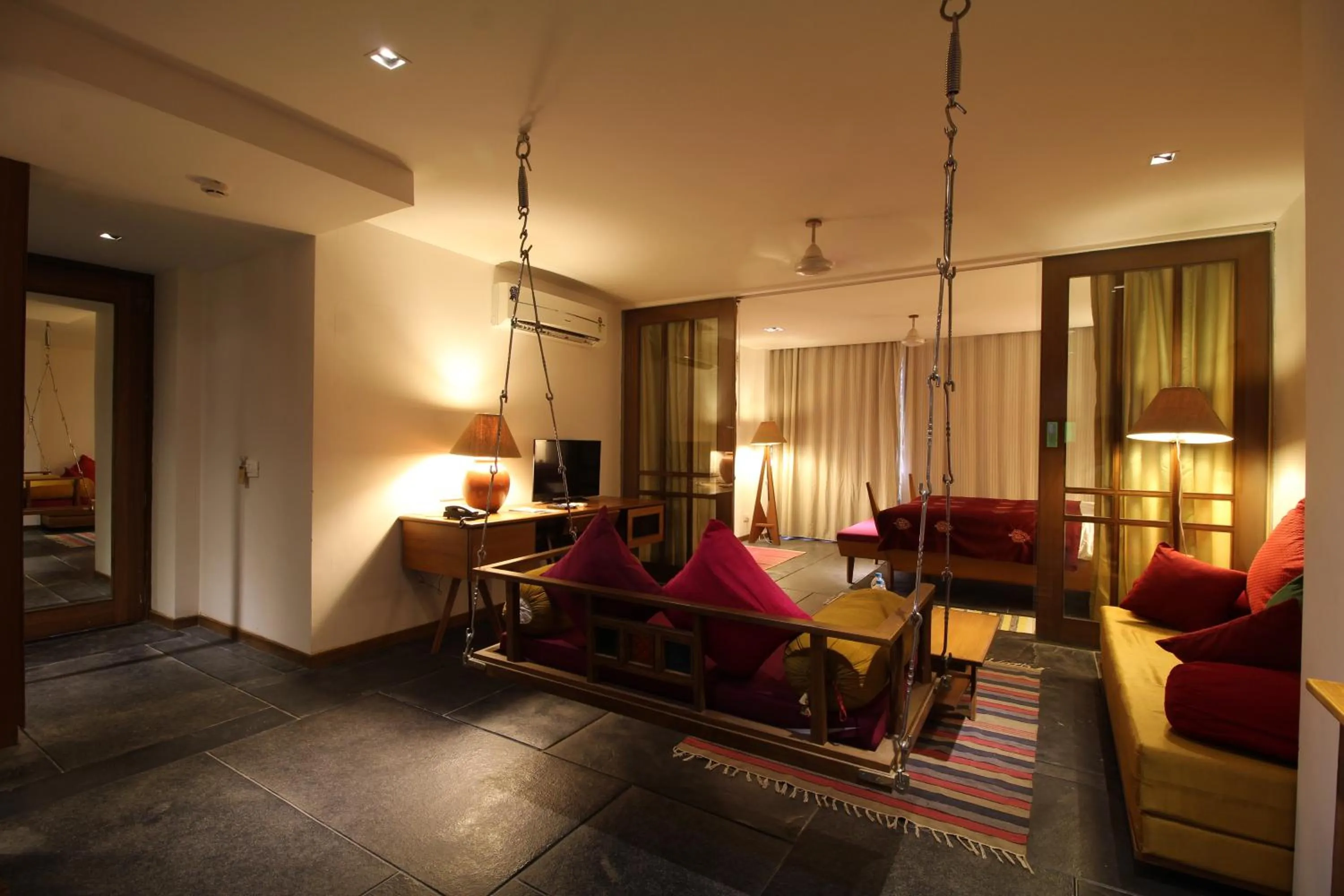 Photo of the whole room in The Sky Imperial Aarivaa Luxury Stays