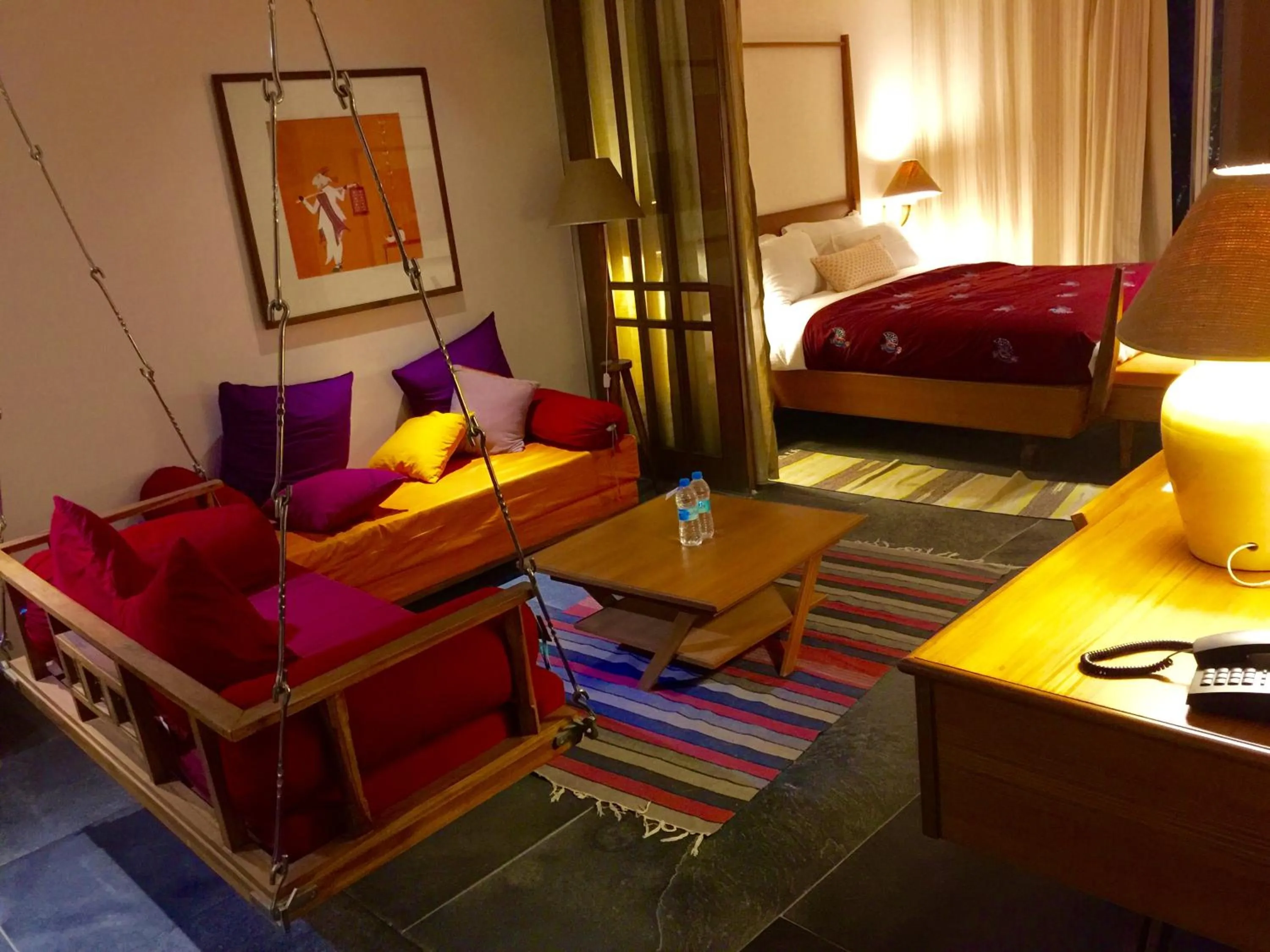 Decorative detail in The Sky Imperial Aarivaa Luxury Stays