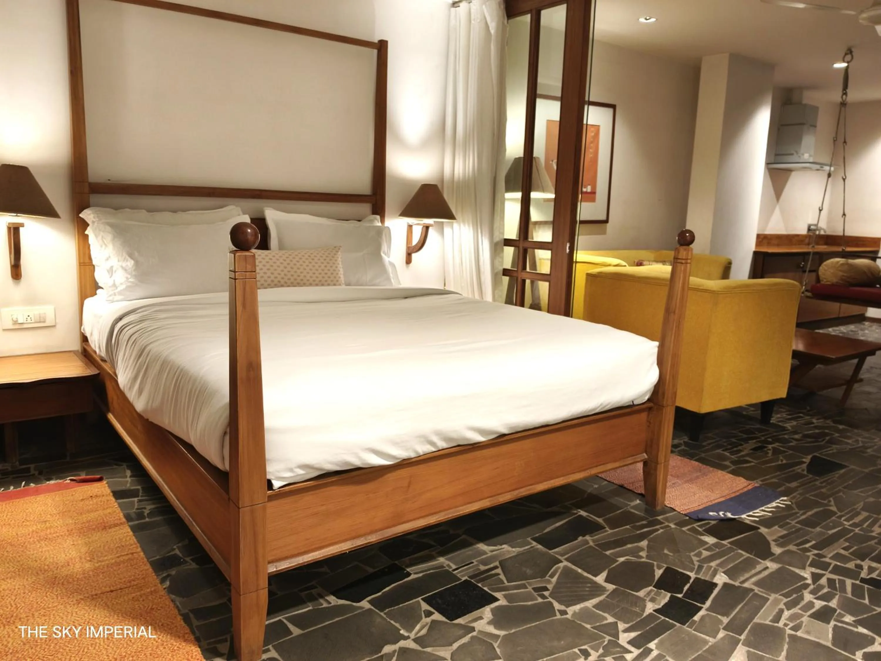 Bed in The Sky Imperial Aarivaa Luxury Stays