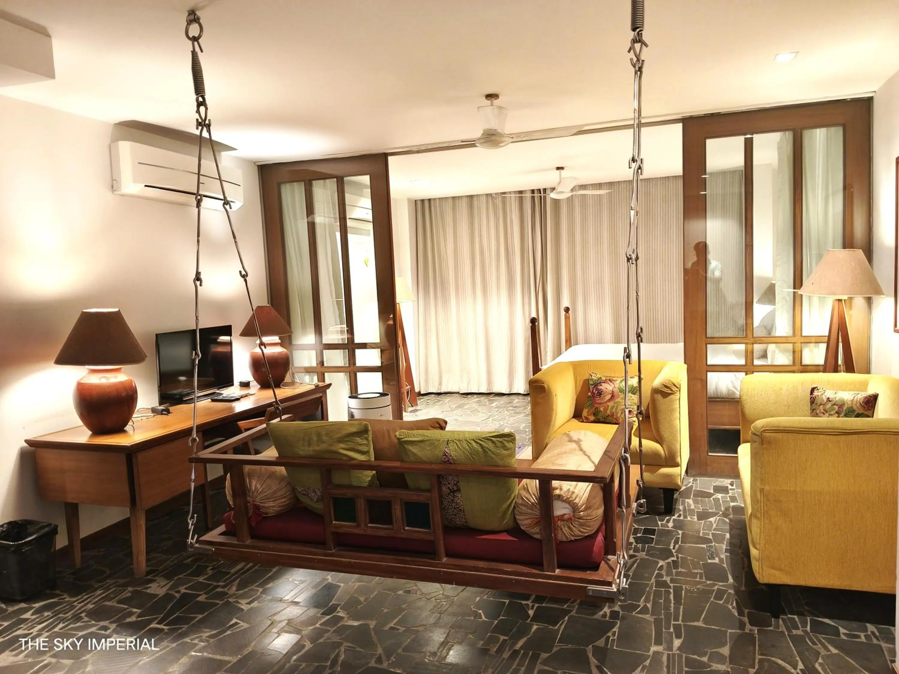 Photo of the whole room in The Sky Imperial Aarivaa Luxury Stays