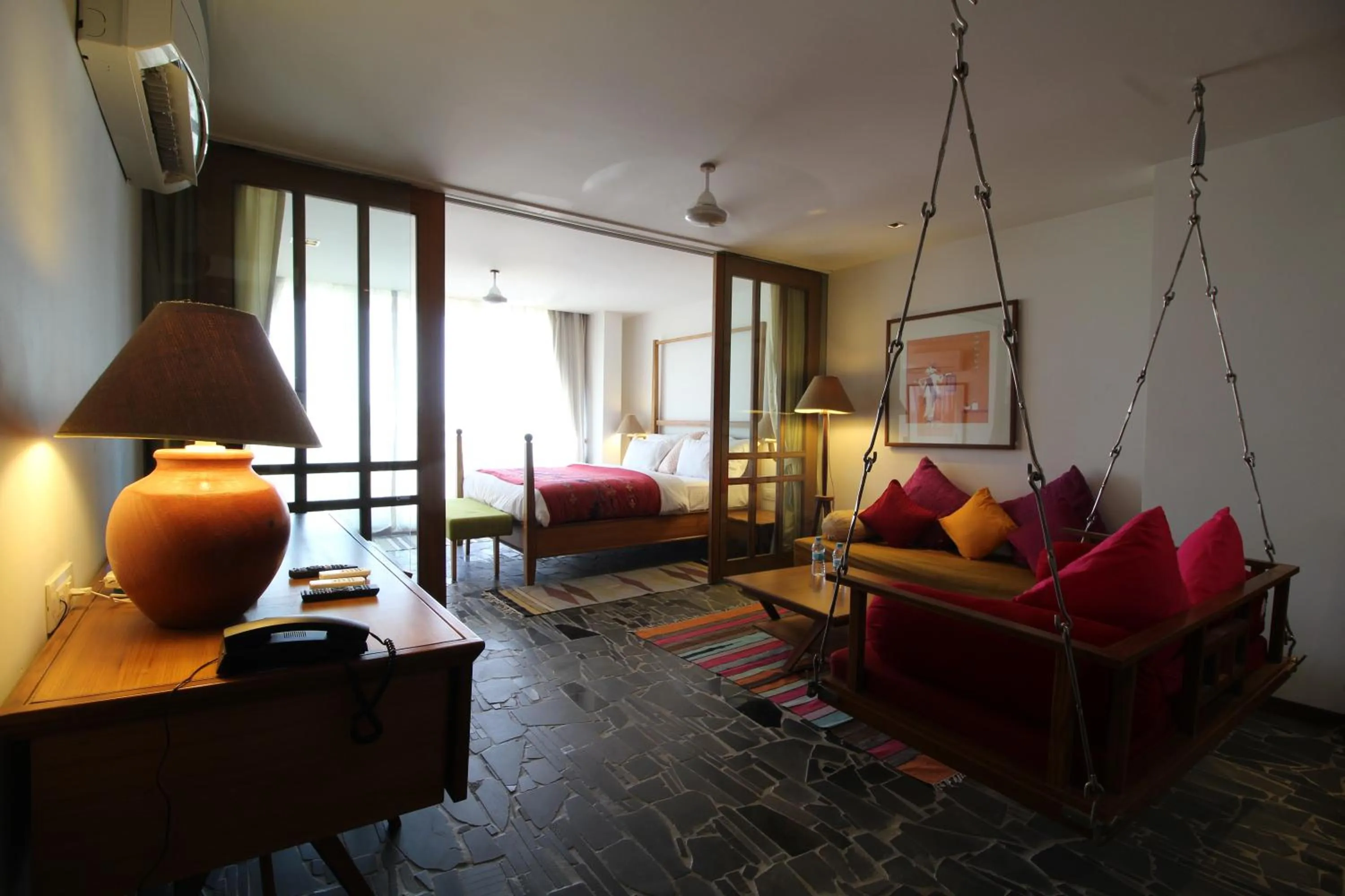 Photo of the whole room in The Sky Imperial Aarivaa Luxury Stays