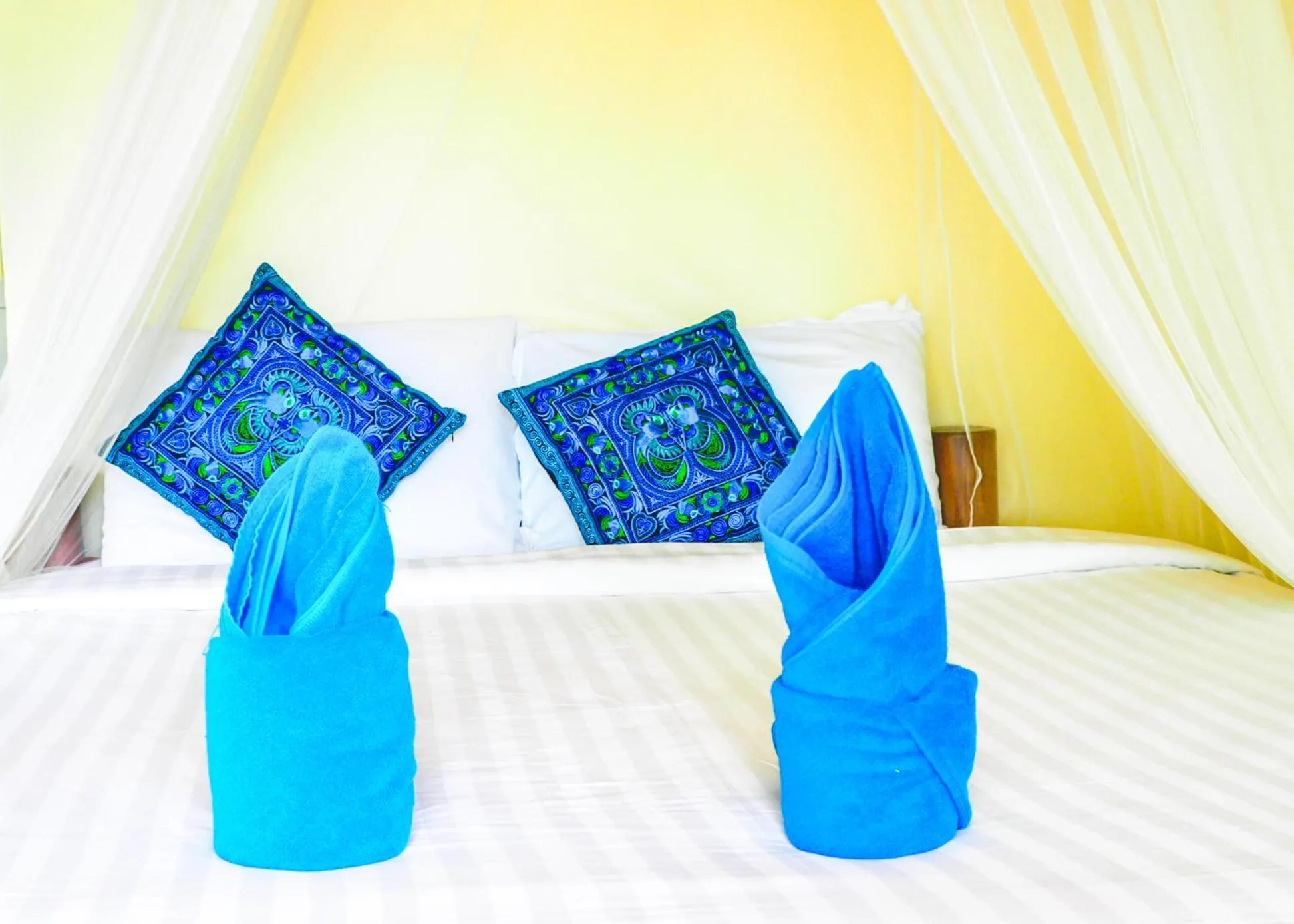 Bed in Bubble Bungalow