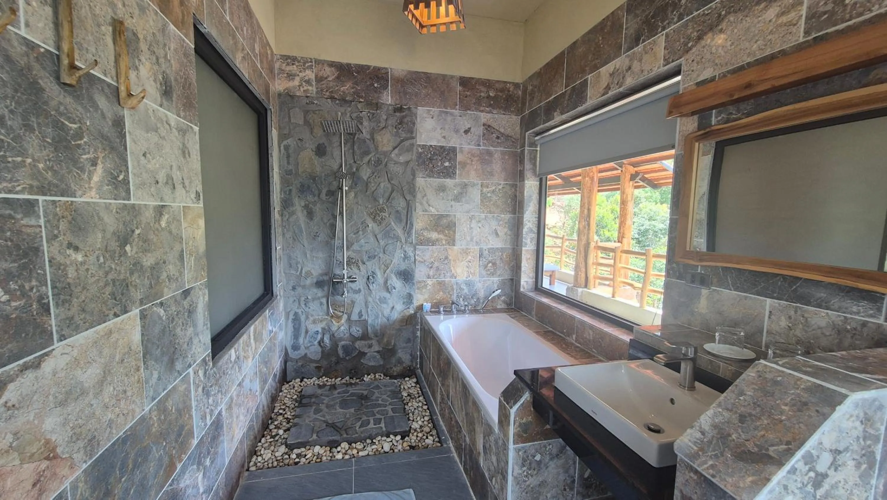 Shower in Valley Village Resort Phu Quoc