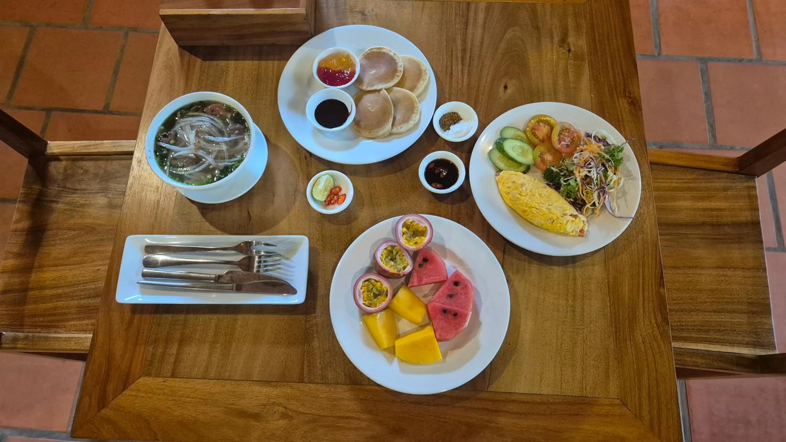 Breakfast in Valley Village Resort Phu Quoc