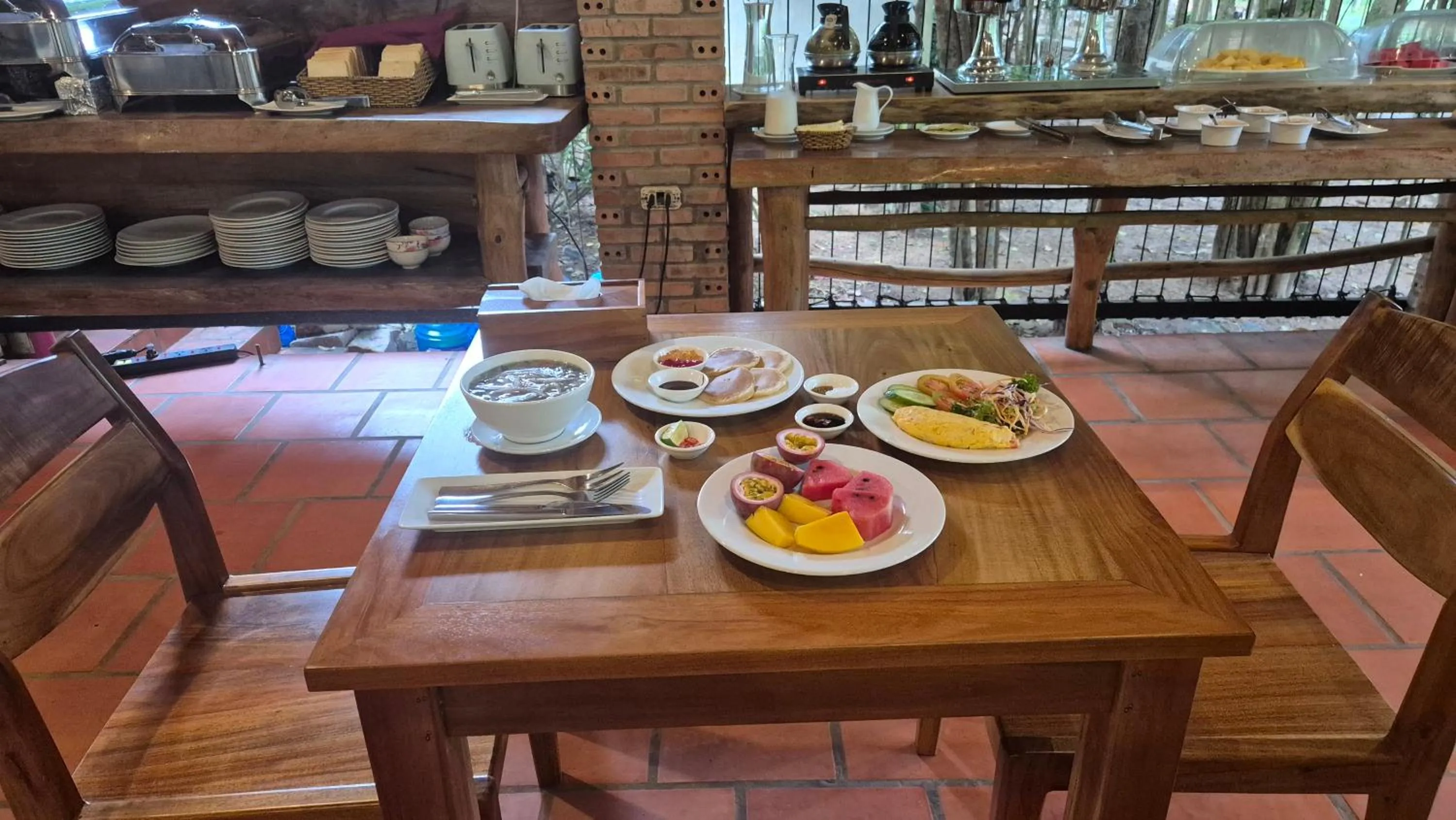 Breakfast in Valley Village Resort Phu Quoc