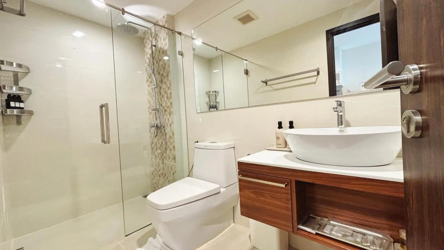 Shower in The Title KR Beach Condotel Rawai Beach