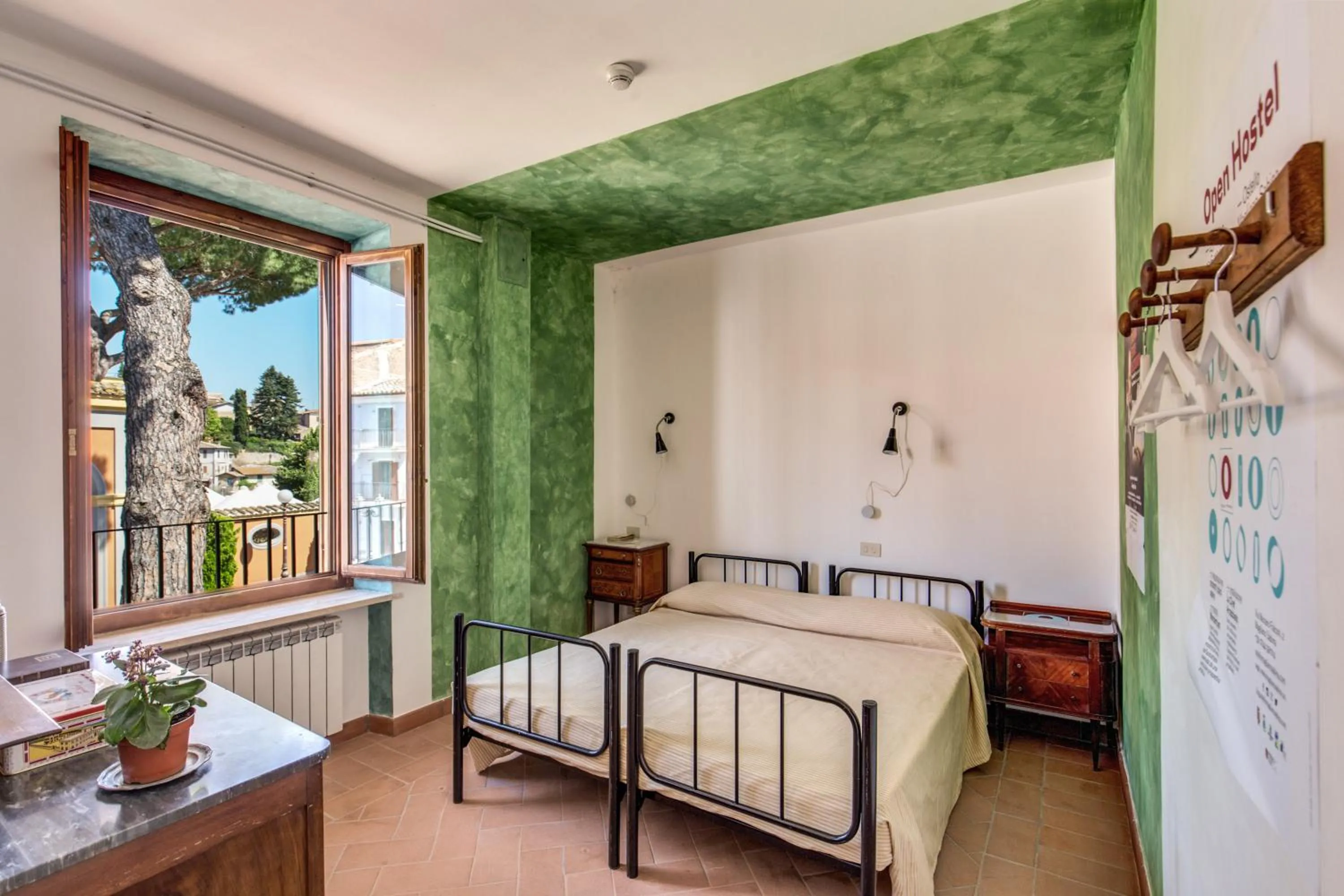 Bedroom, Bed in ecOstello Magliano Sabina