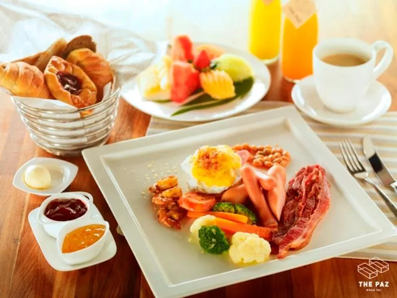 Breakfast in The Paz Resort Khao Yai
