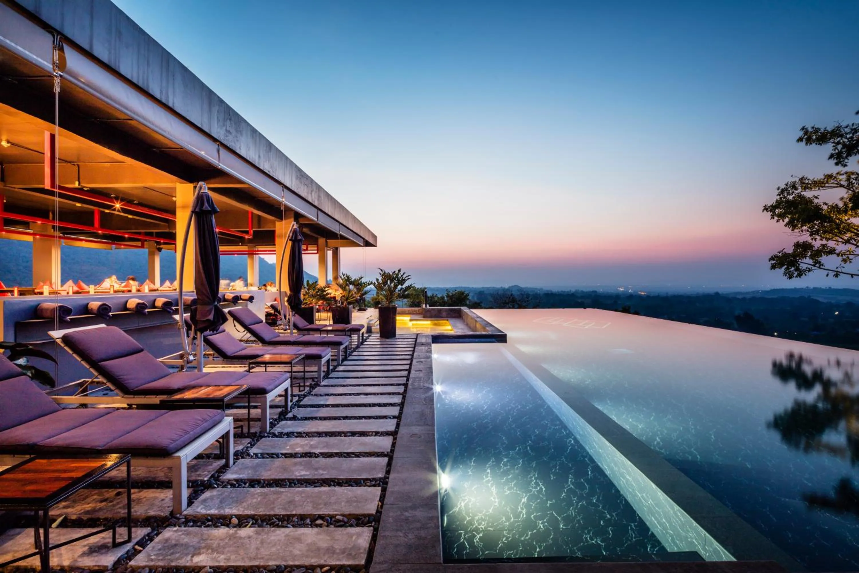 Pool view in The Paz Resort Khao Yai