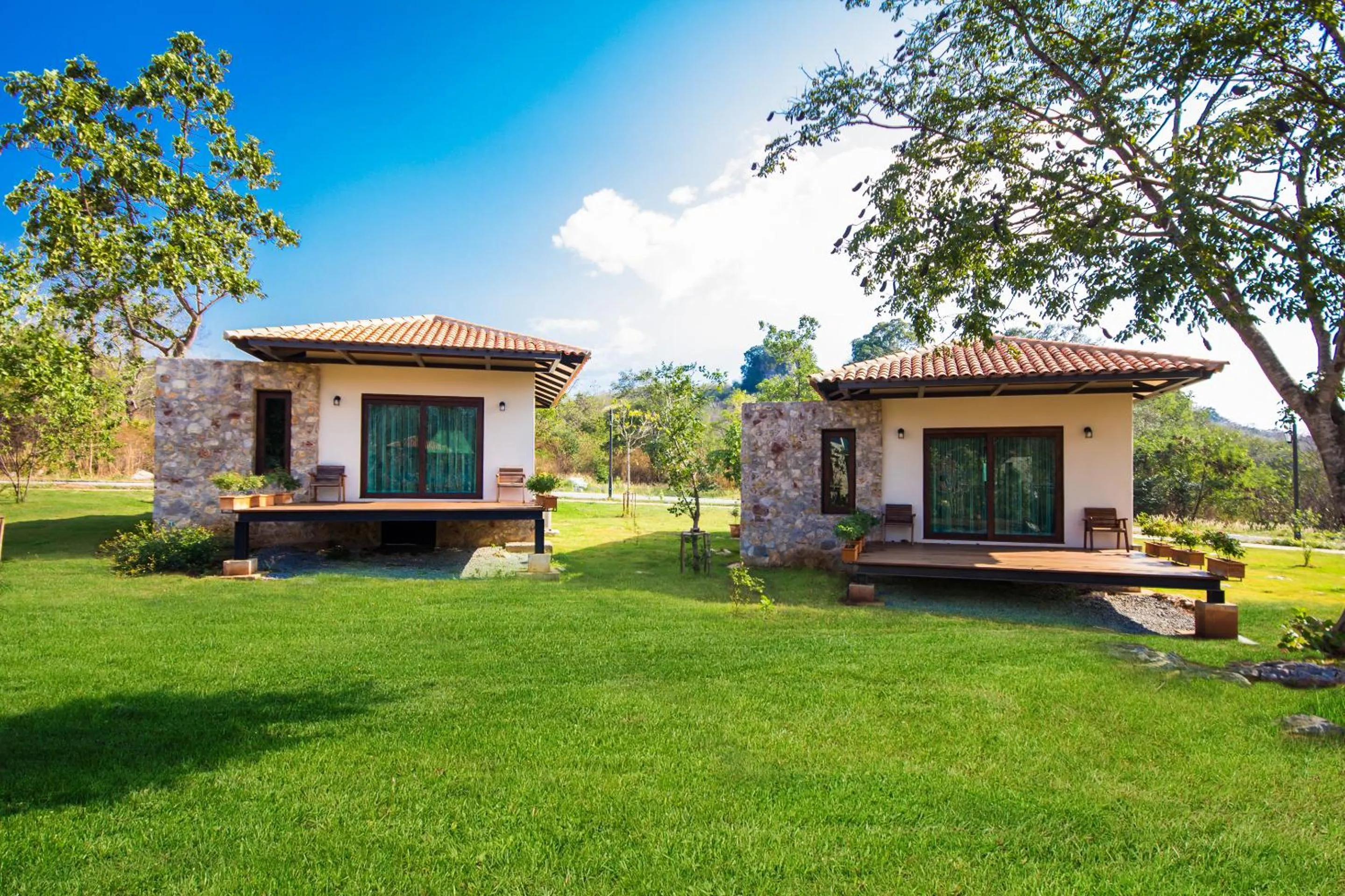 Garden view in Mela Garden Retreat Cottage