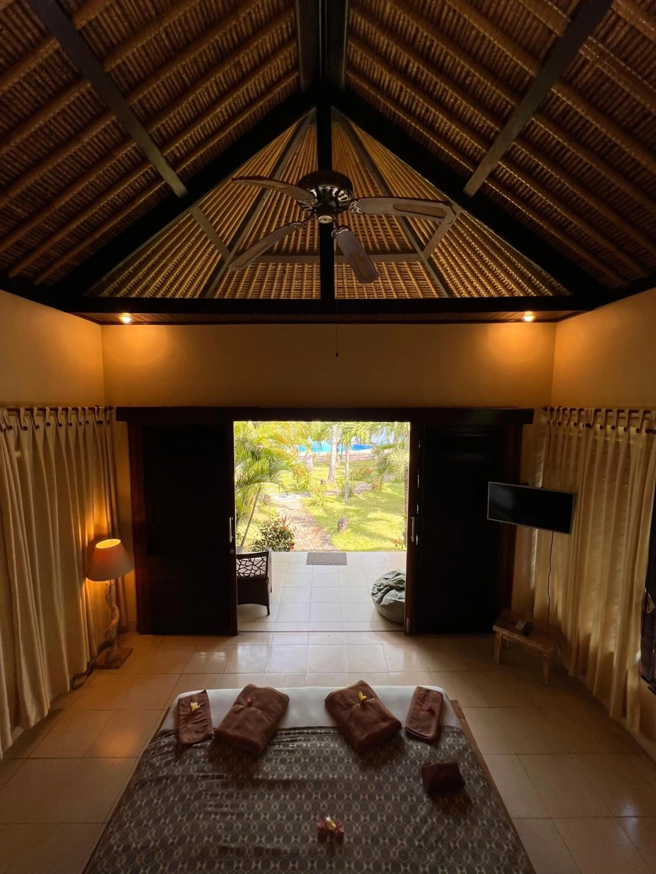 Bedroom in Relax Bali Dive & SPA ocean front resort