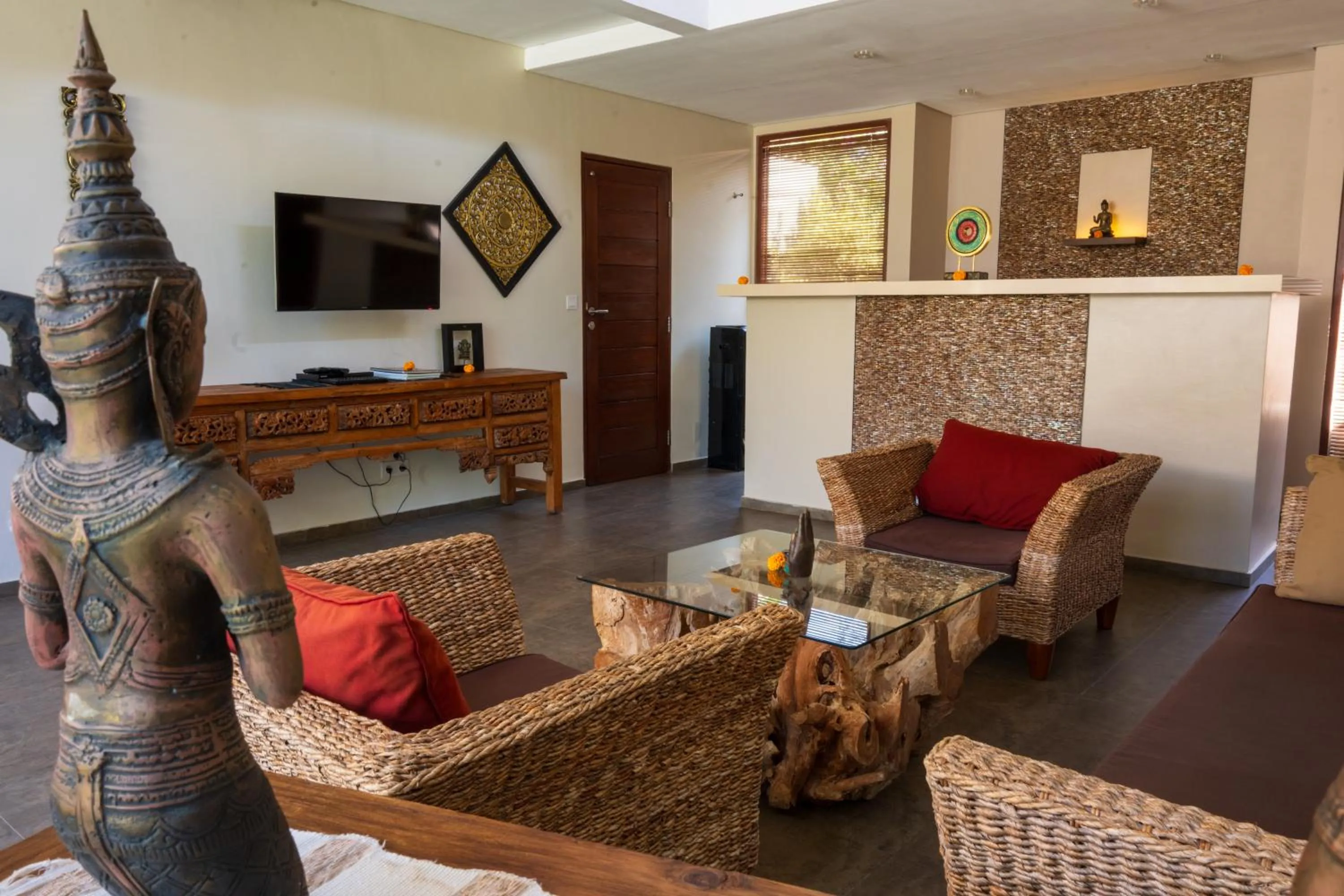 Kitchen or kitchenette in Relax Bali Dive & SPA ocean front resort