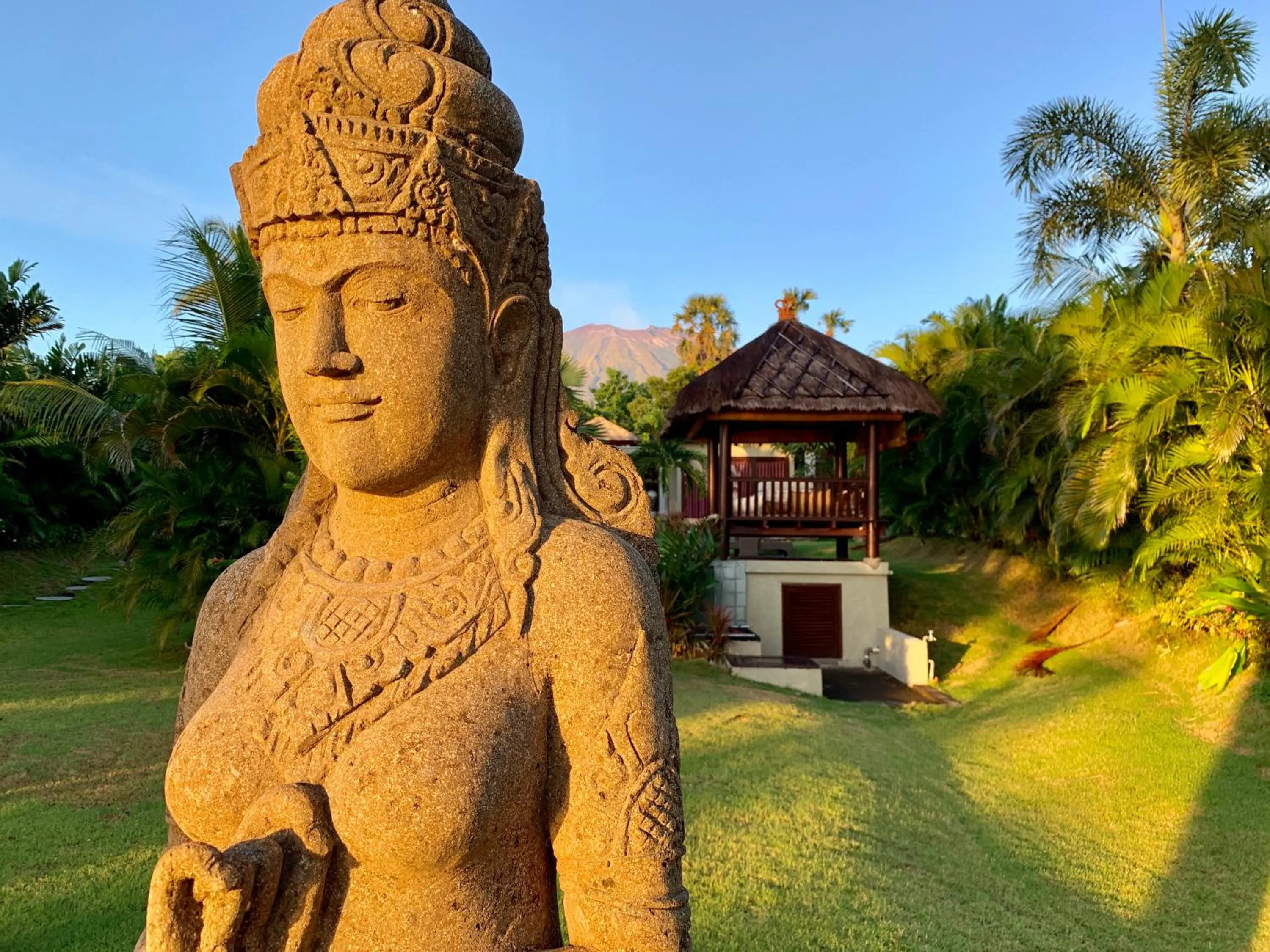 Garden view in Relax Bali Dive & SPA ocean front resort