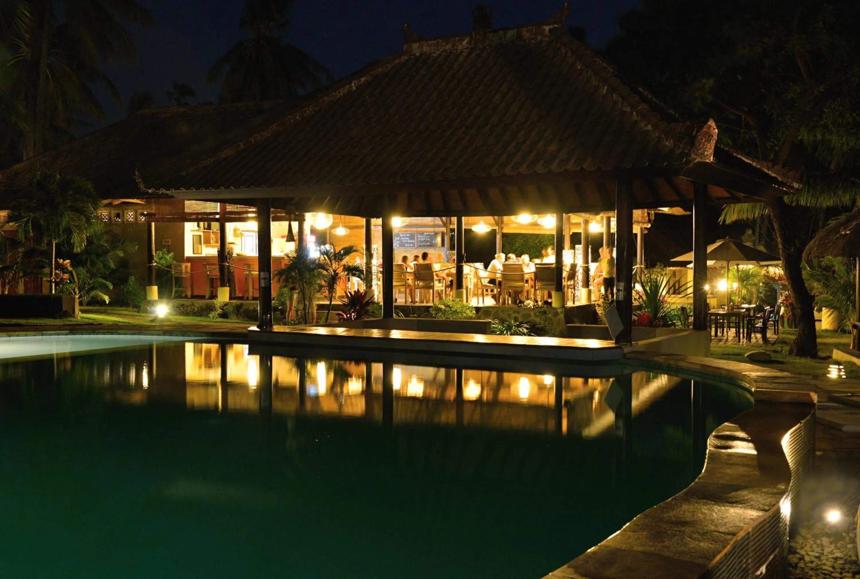 Restaurant/places to eat in Relax Bali Dive & SPA ocean front resort