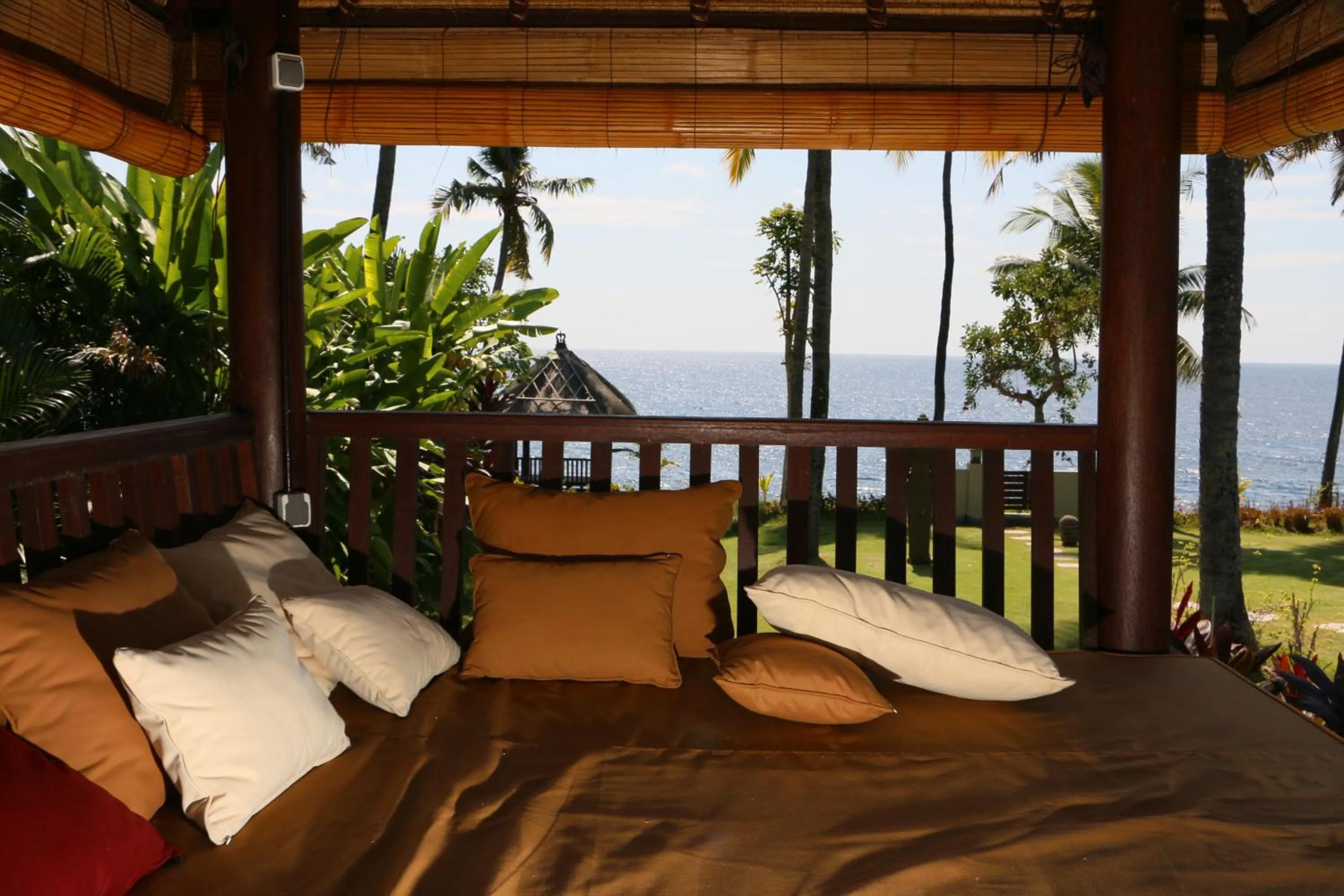 Garden in Relax Bali Dive & SPA ocean front resort