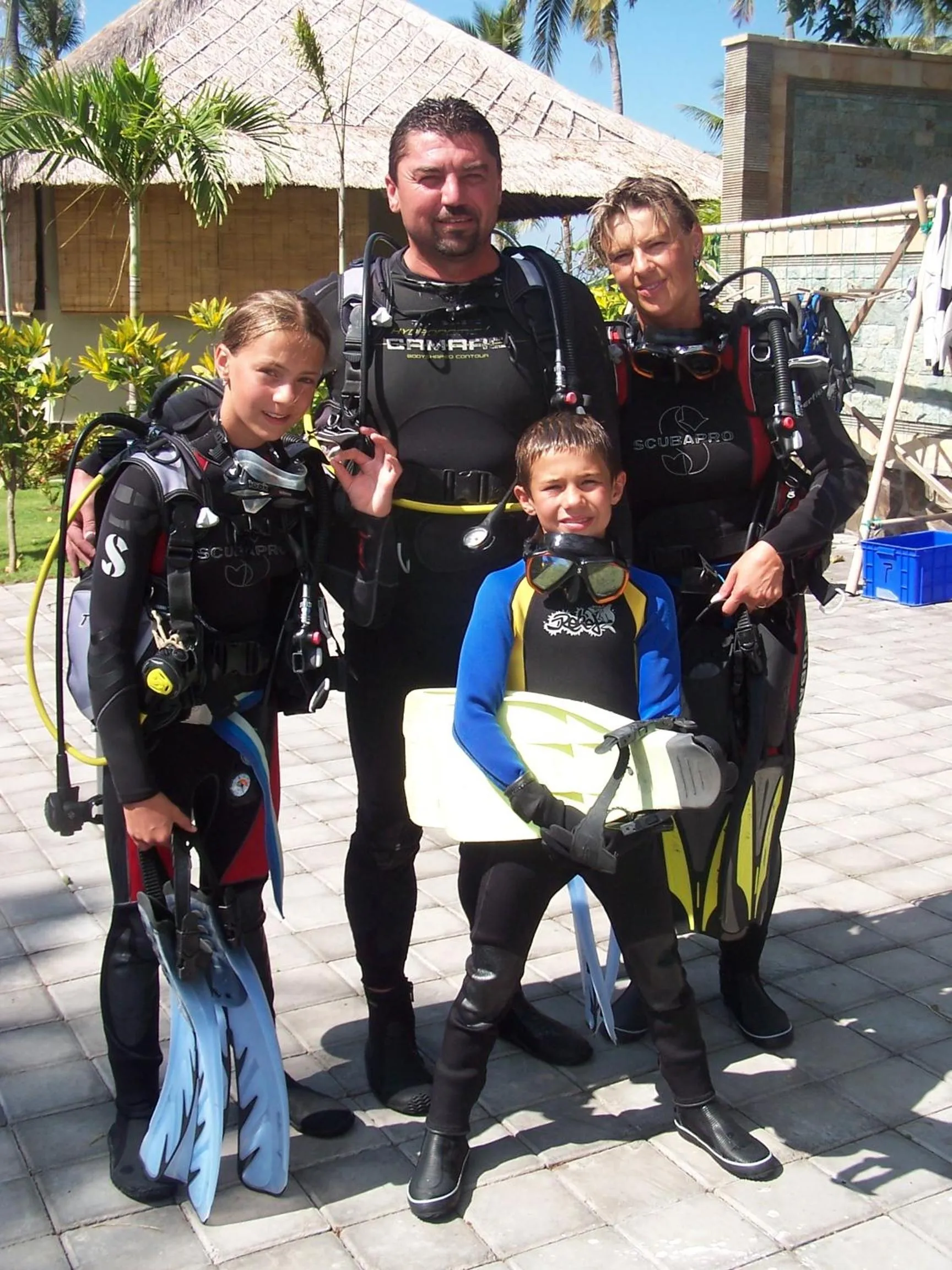 Diving in Relax Bali Dive & SPA ocean front resort