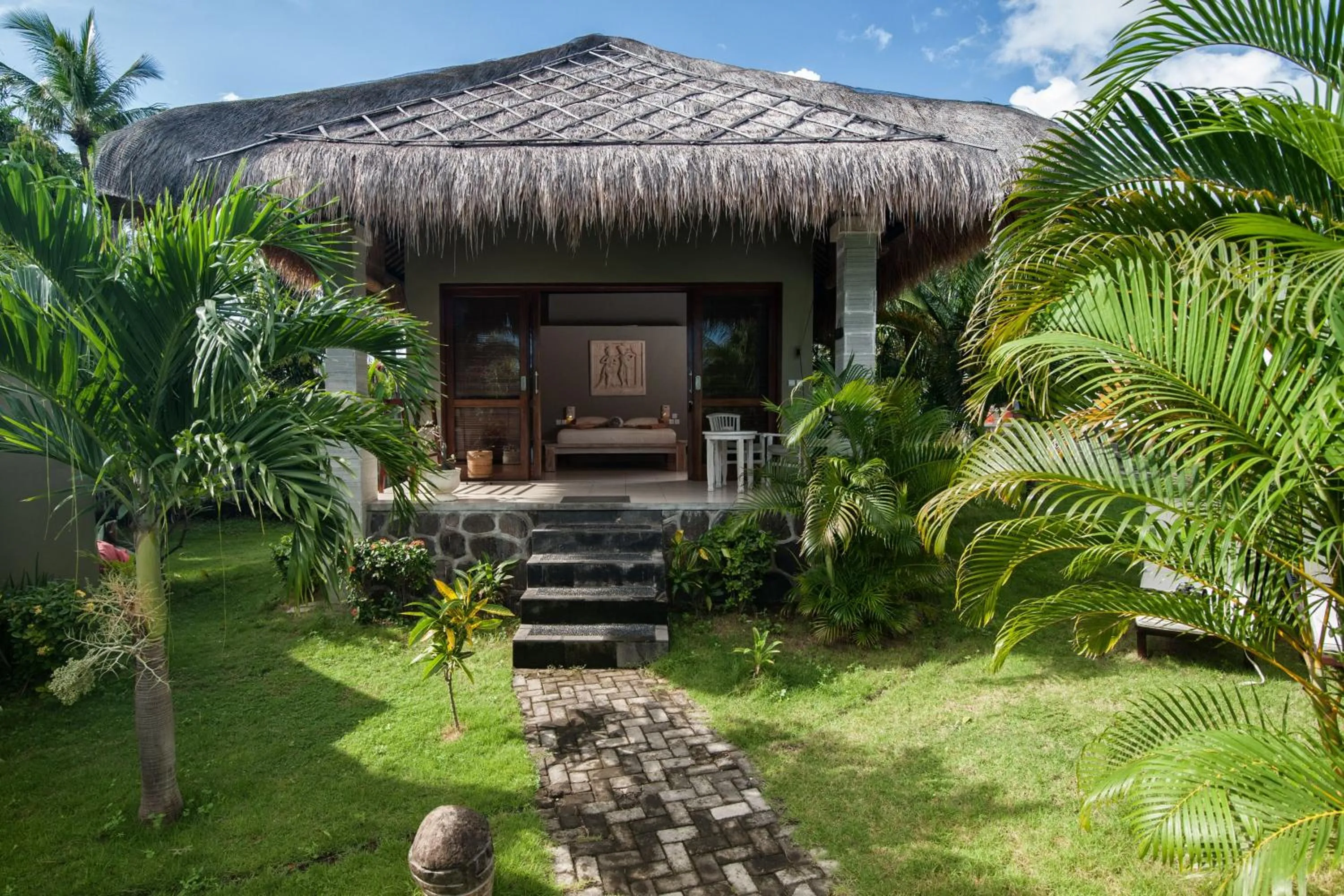 Facade/entrance in Relax Bali Dive & SPA ocean front resort