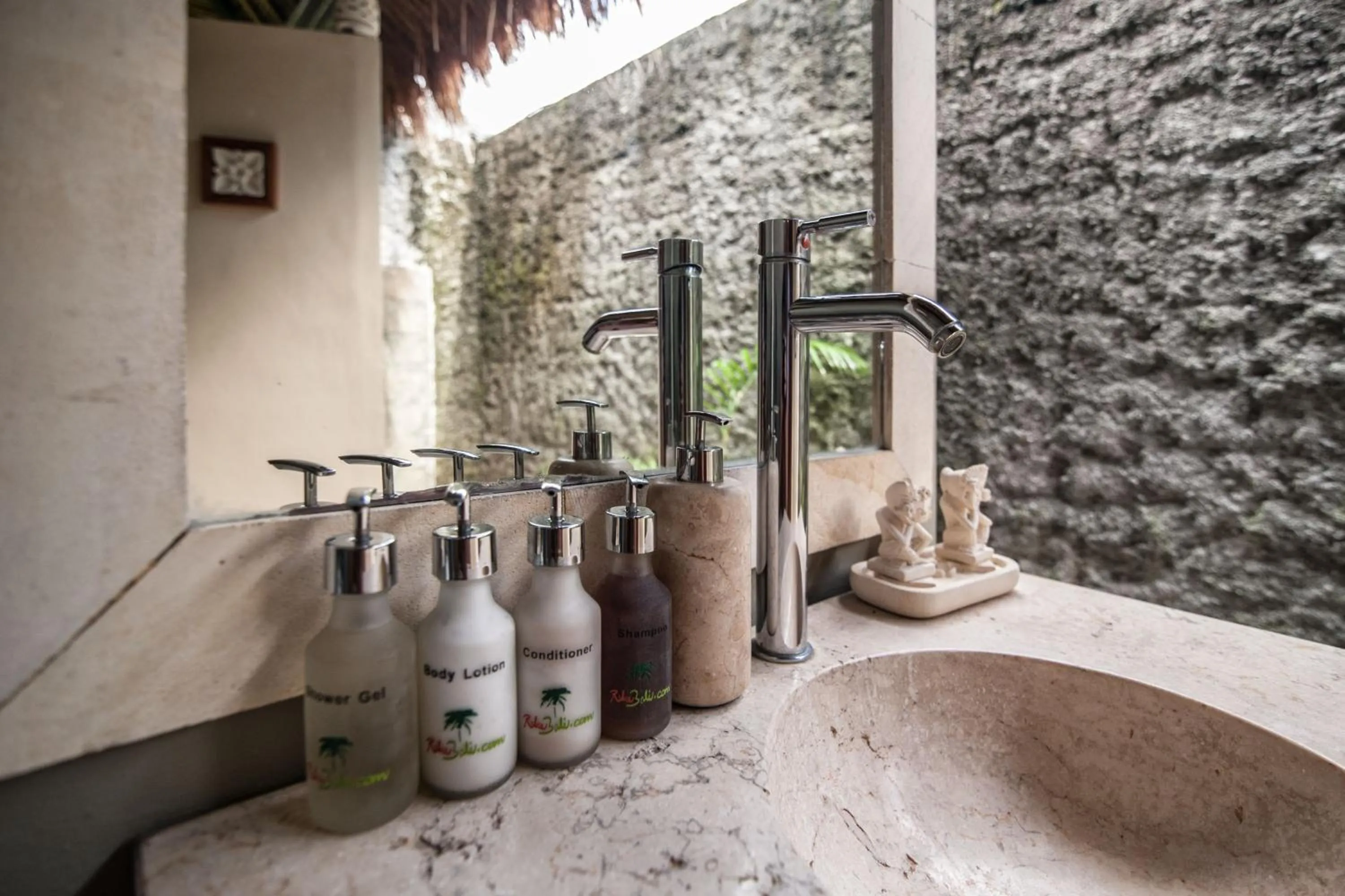 Bathroom in Relax Bali Dive & SPA ocean front resort