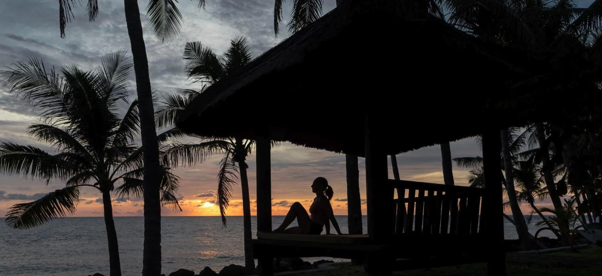 Sea view in Relax Bali Dive & SPA ocean front resort