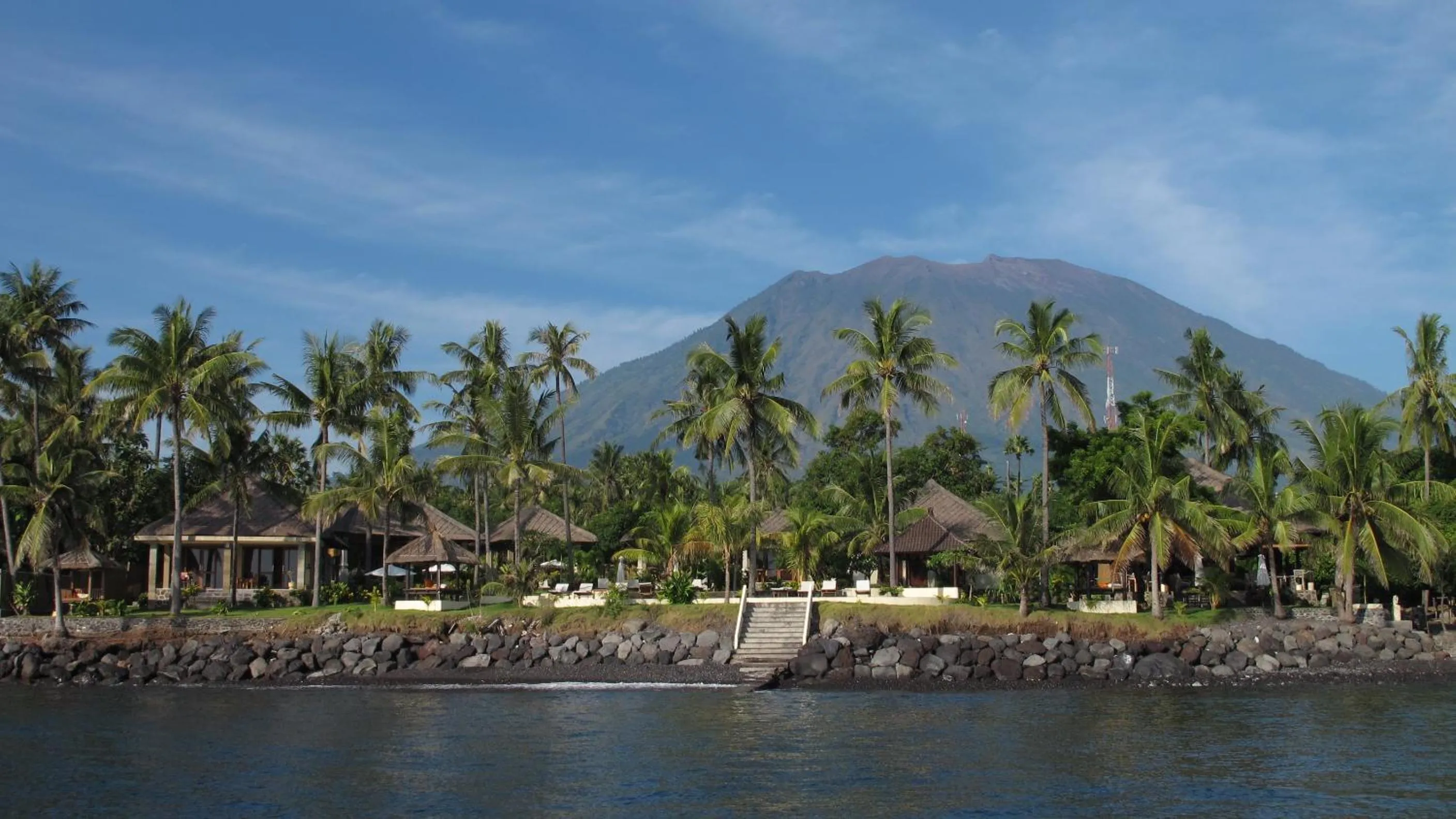 Bird's eye view in Relax Bali Dive & SPA ocean front resort