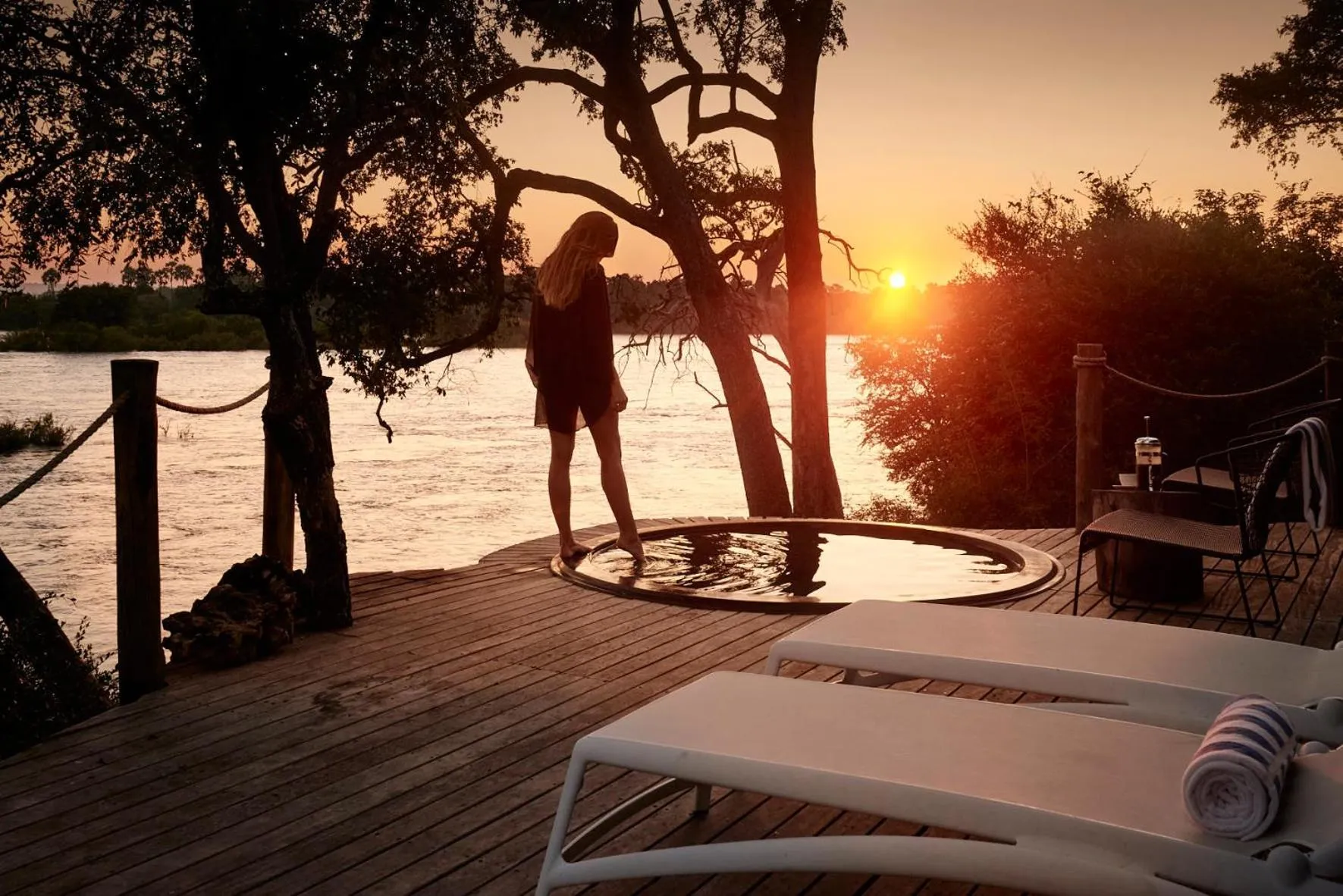 Balcony/Terrace in Victoria Falls River Lodge