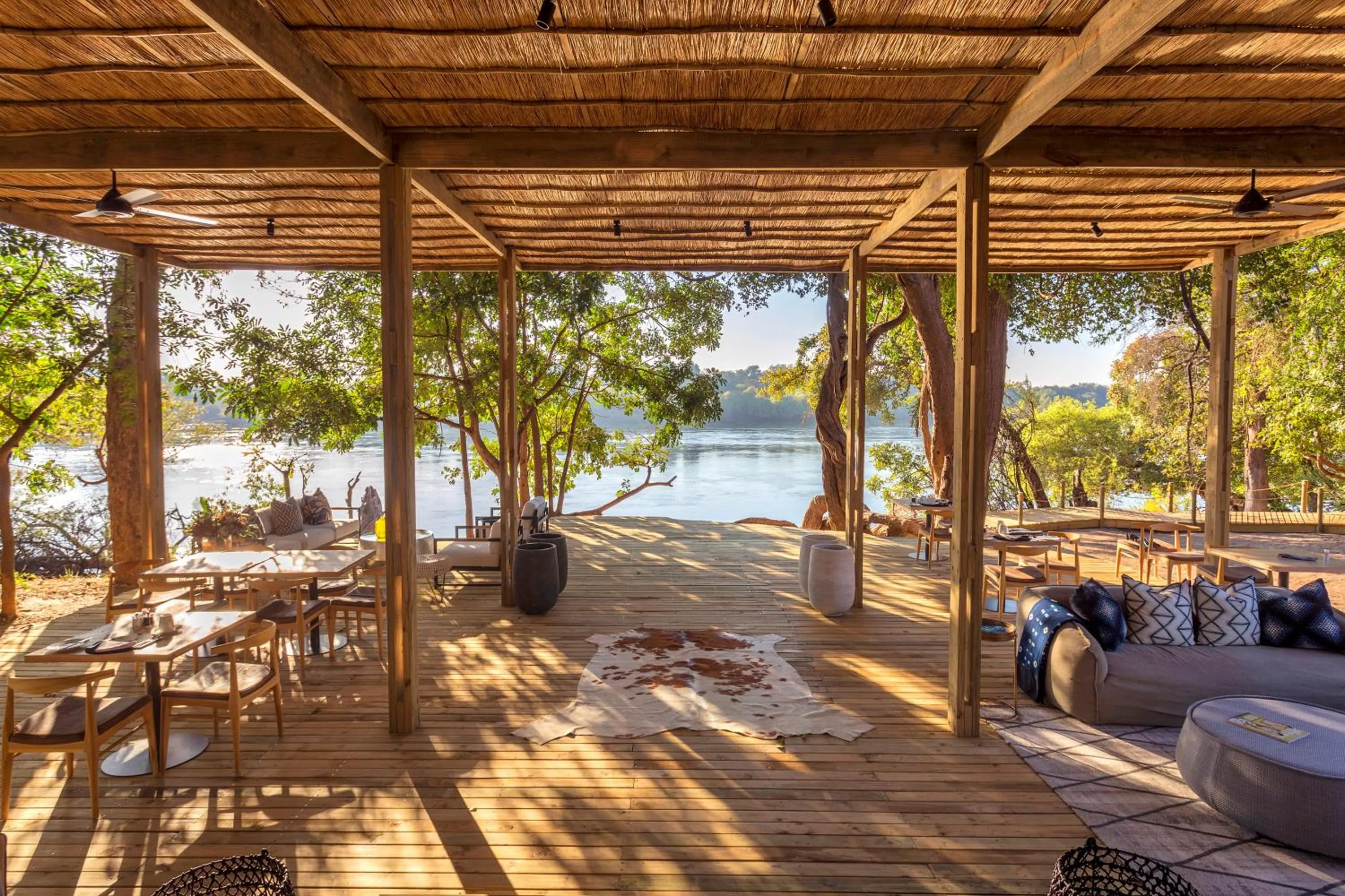 Property building in Victoria Falls River Lodge