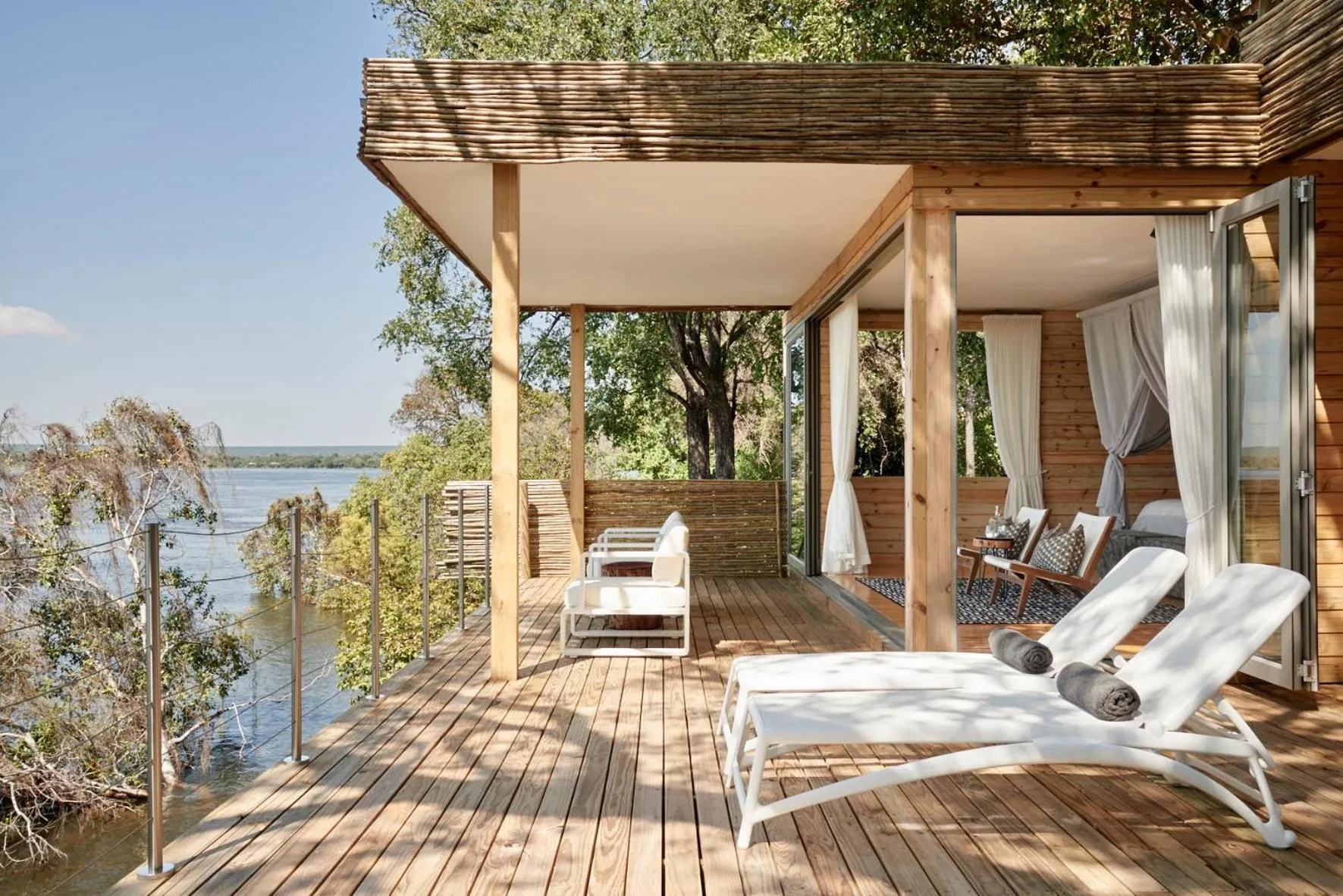 Balcony/Terrace in Victoria Falls River Lodge