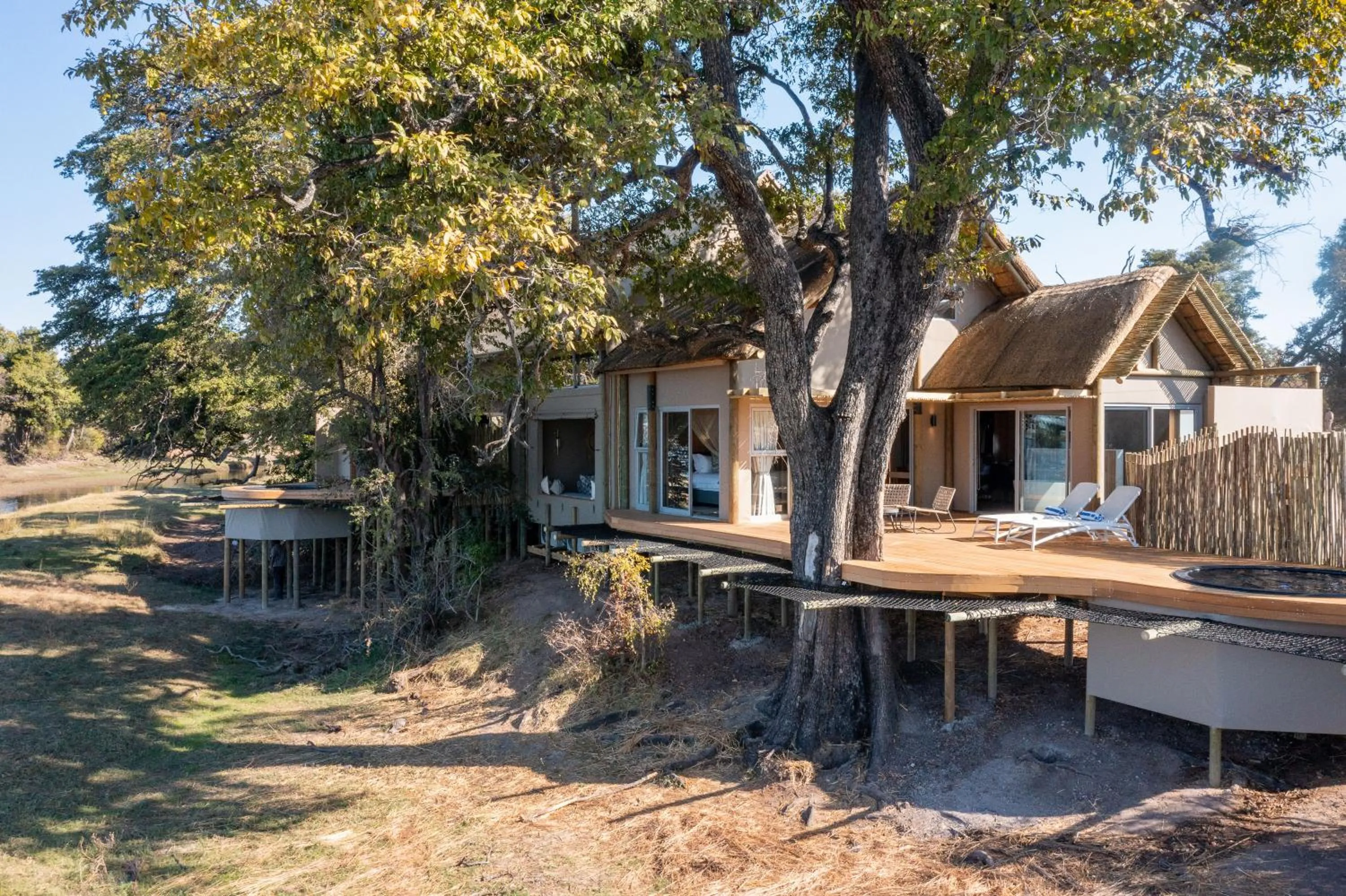 Property building in Victoria Falls River Lodge