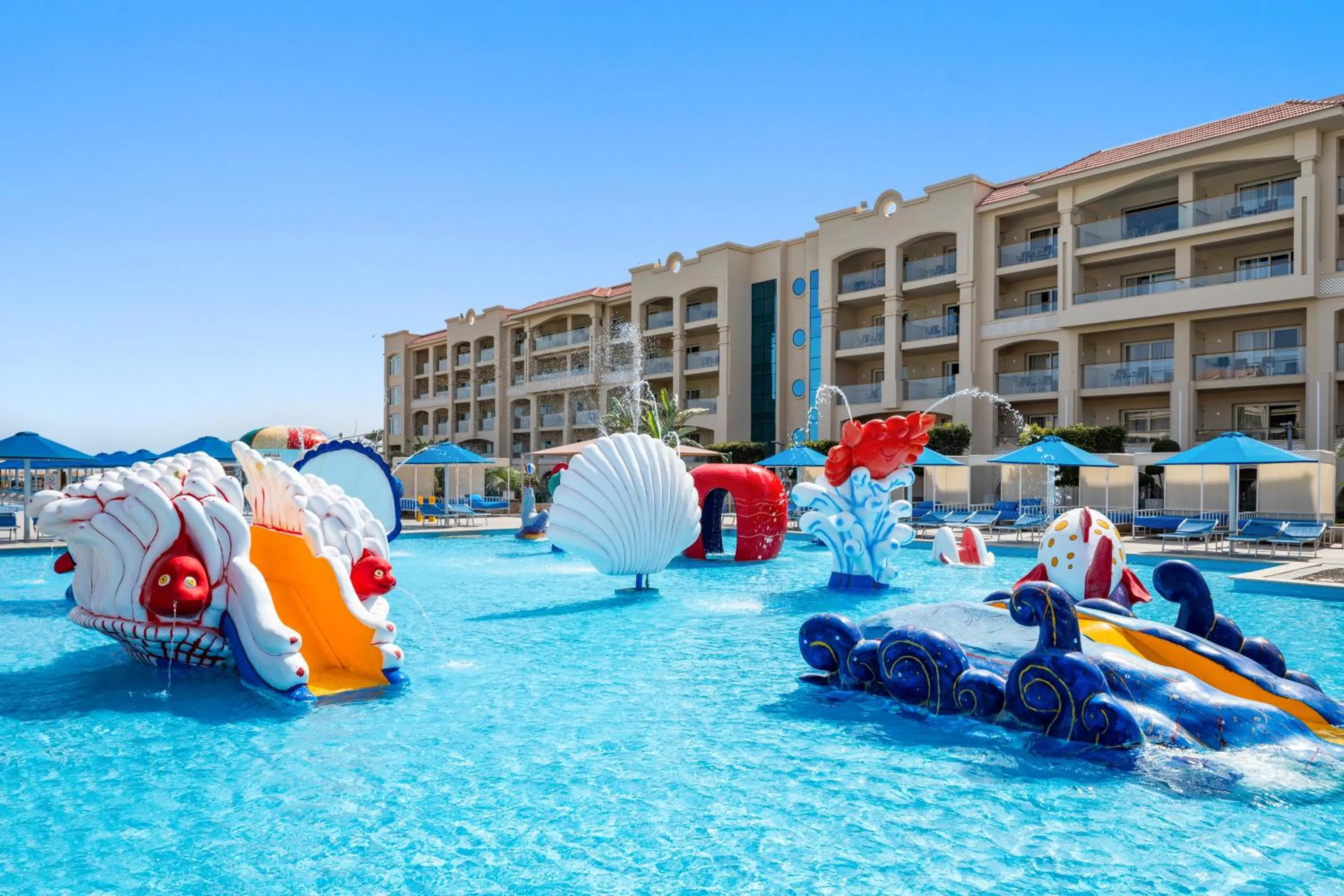 Aqua park in Pickalbatros White Beach Resort - Hurghada