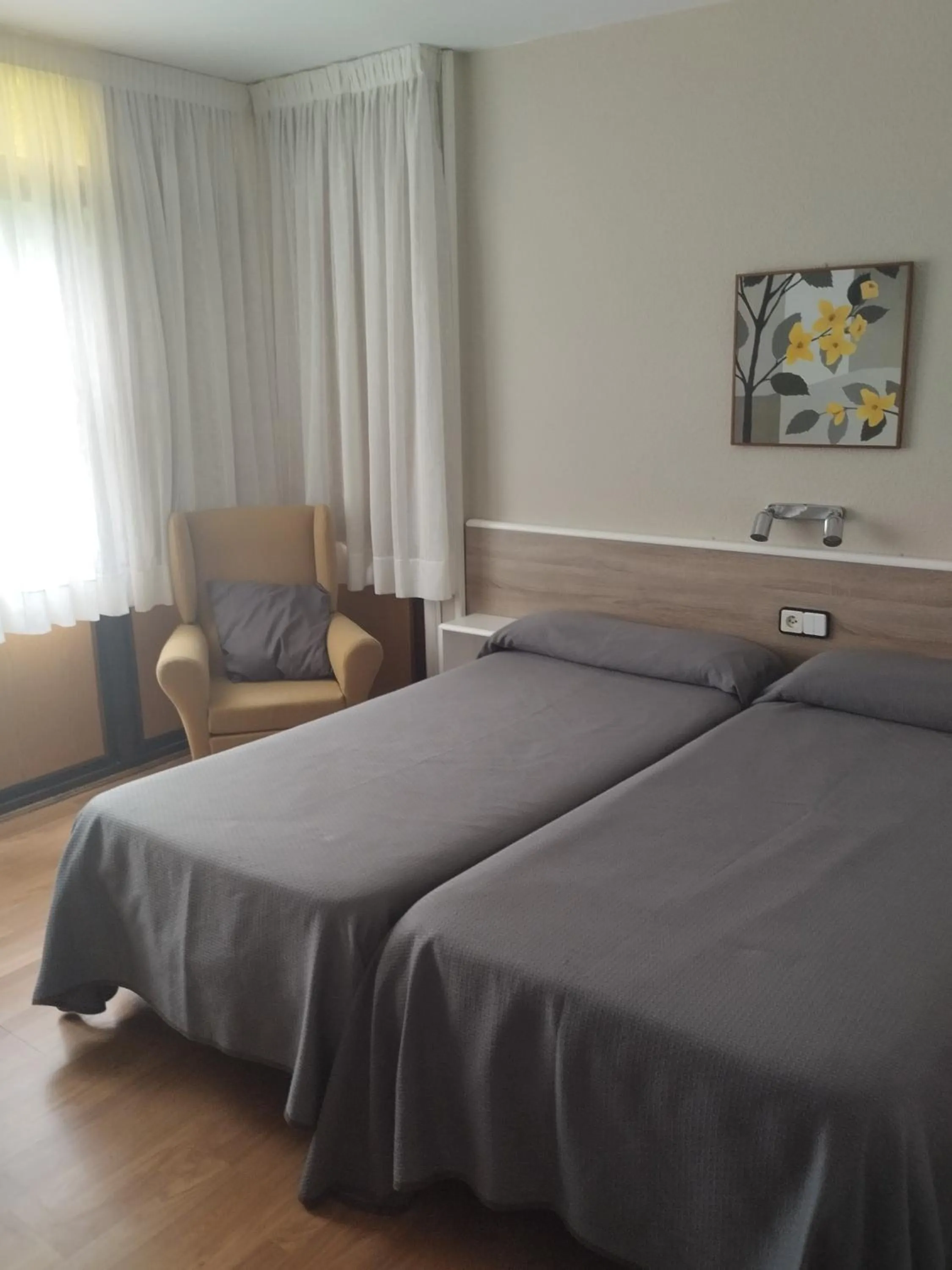 Bed in Hotel Los Hidalgos