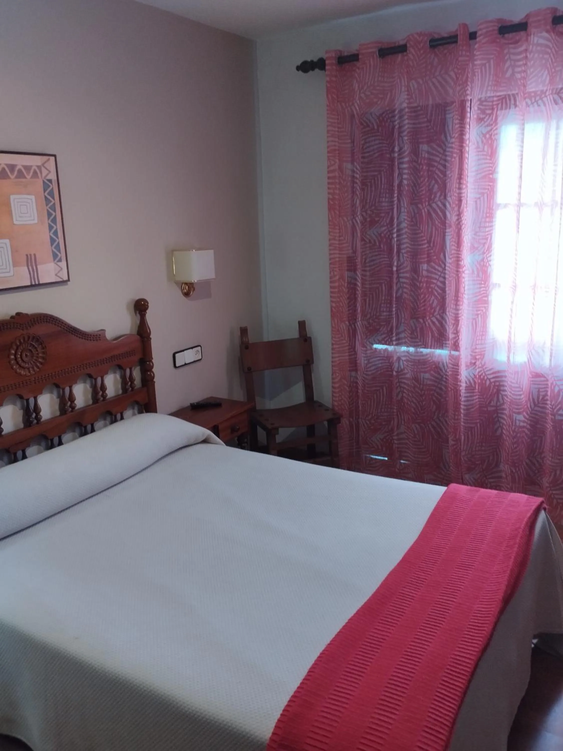 Bed in Hotel Los Hidalgos