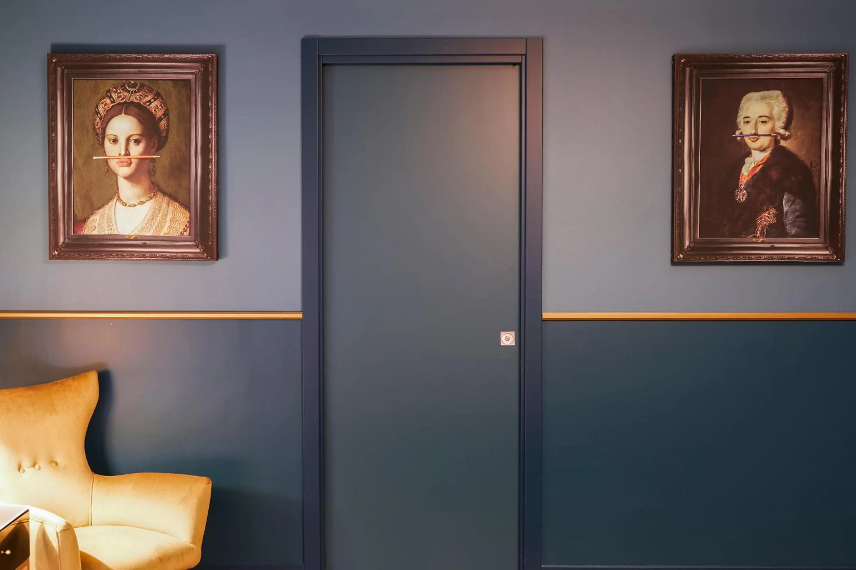 Decorative detail in Clerici Boutique Hotel