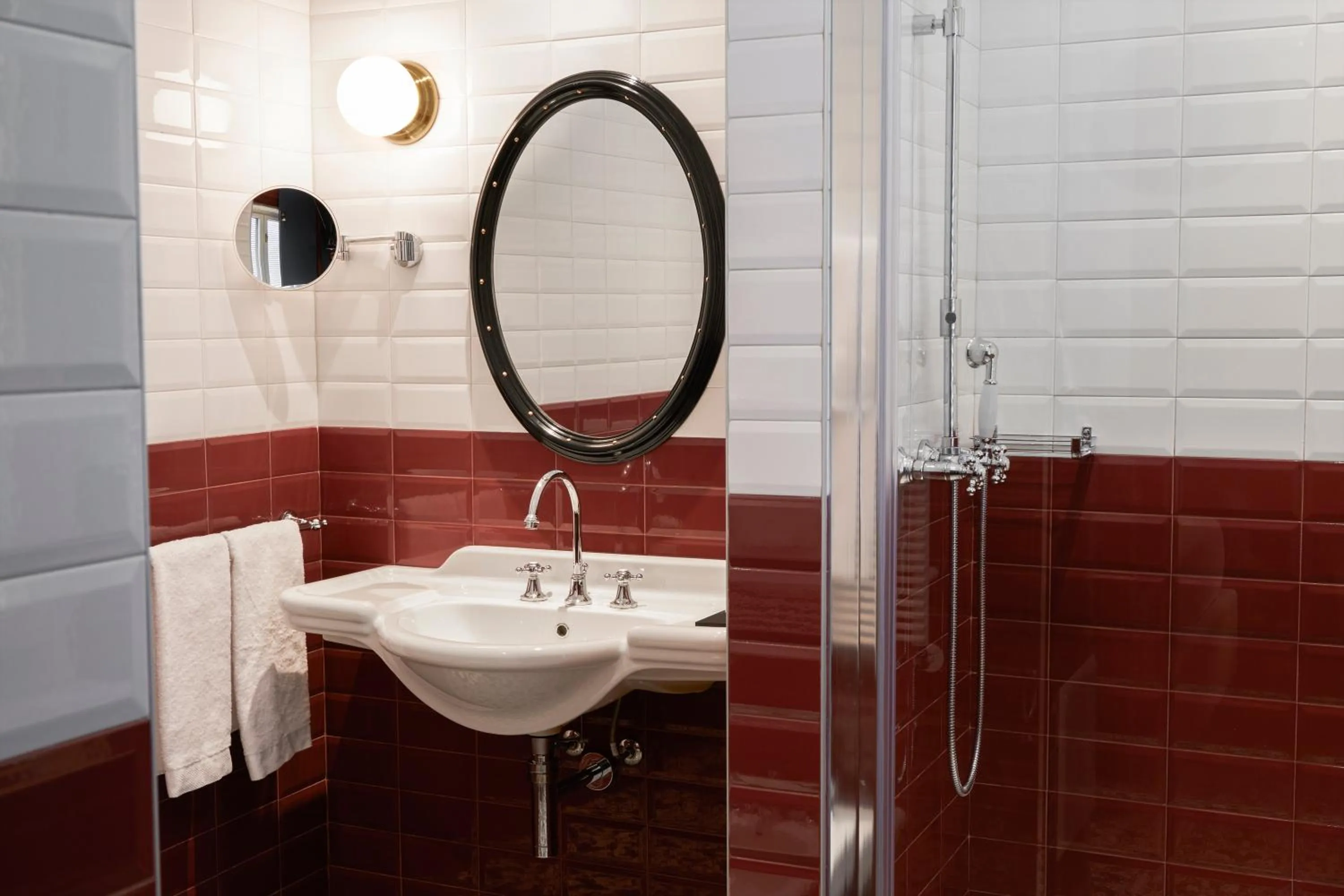 Shower in Clerici Boutique Hotel