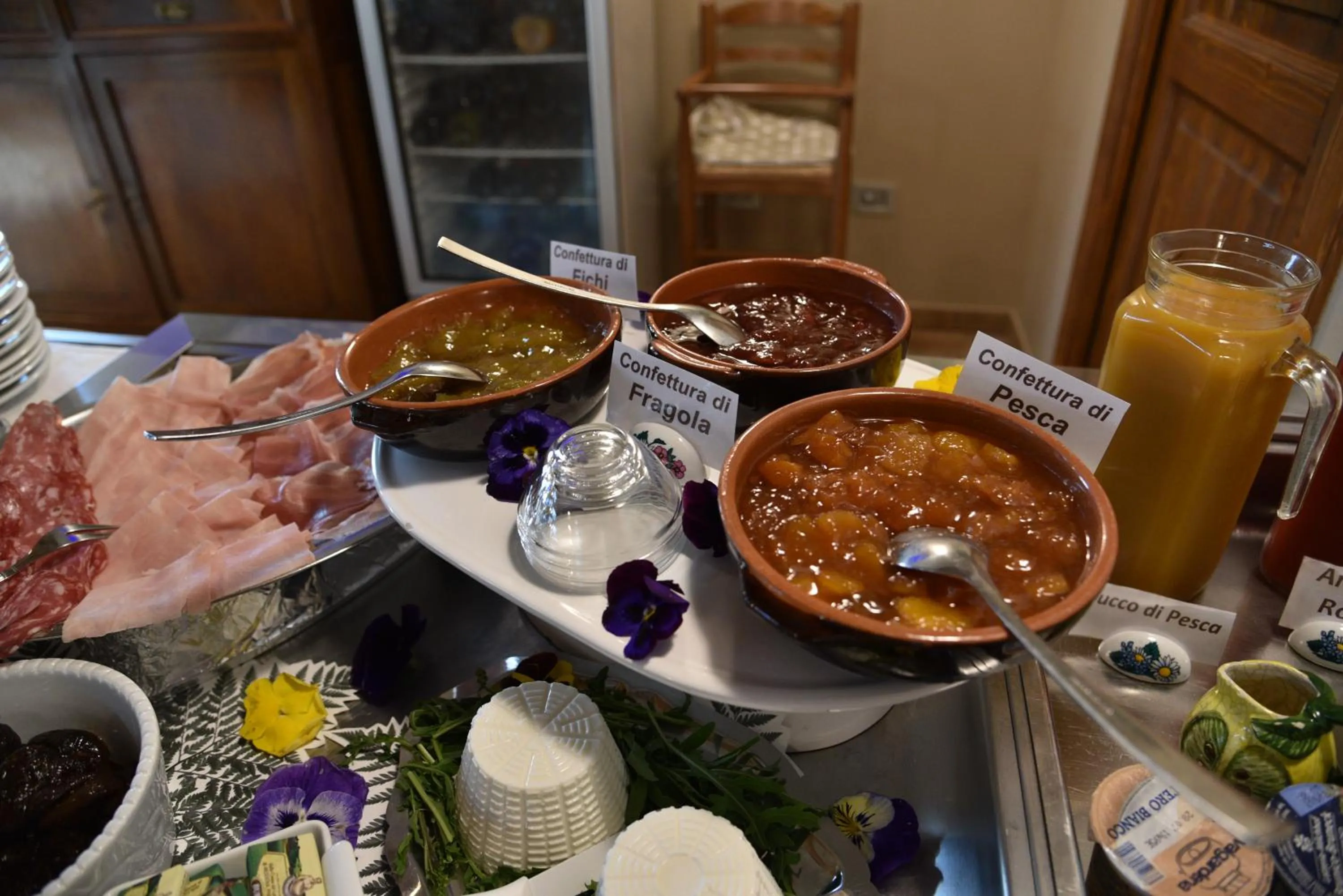 Breakfast in Agriturismo B&B Vista Parco