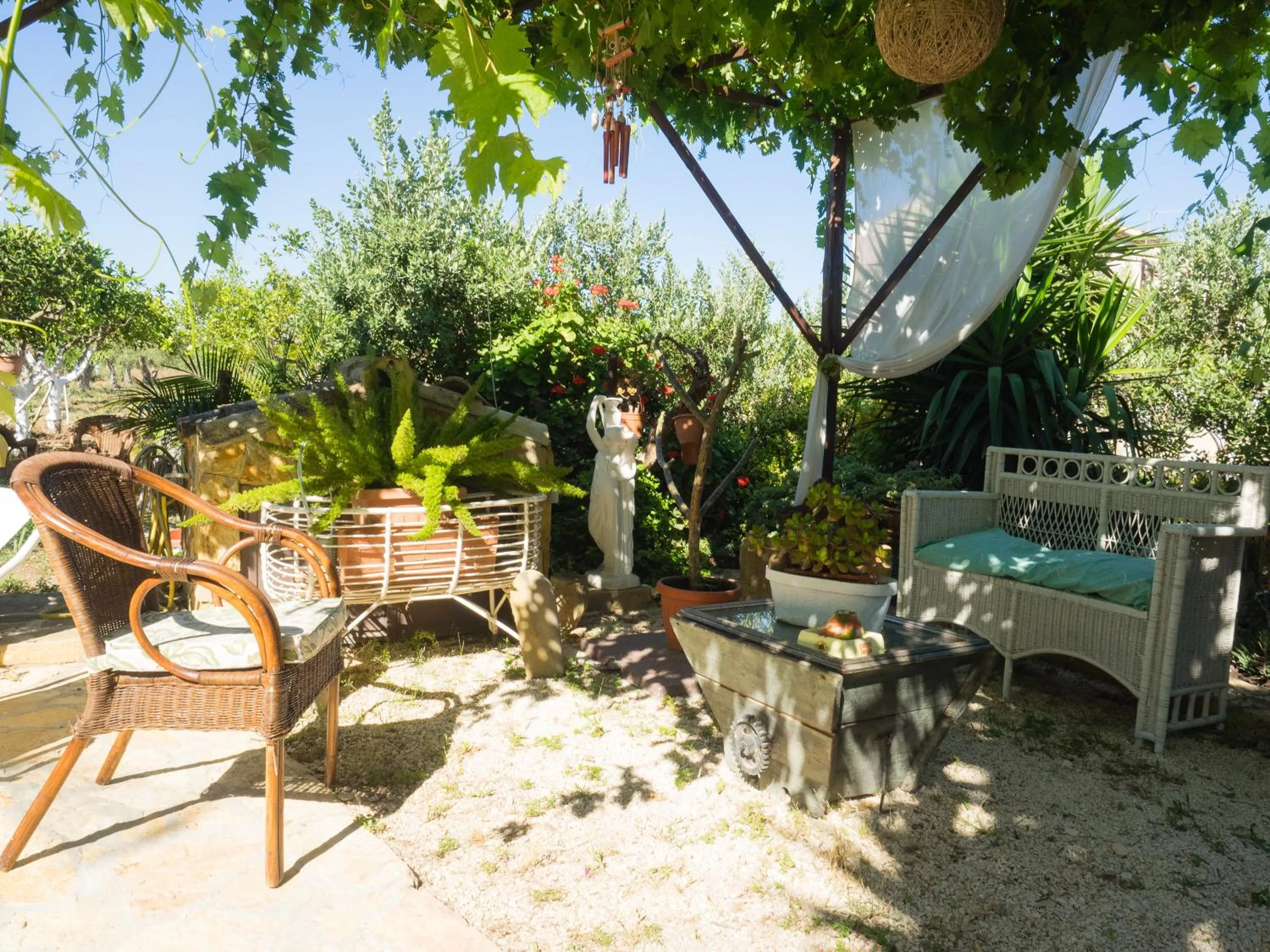 Patio in B&B Le Macine 1868