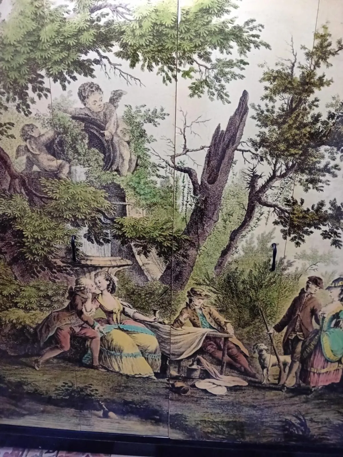 Decorative detail in B&B Le Macine 1868