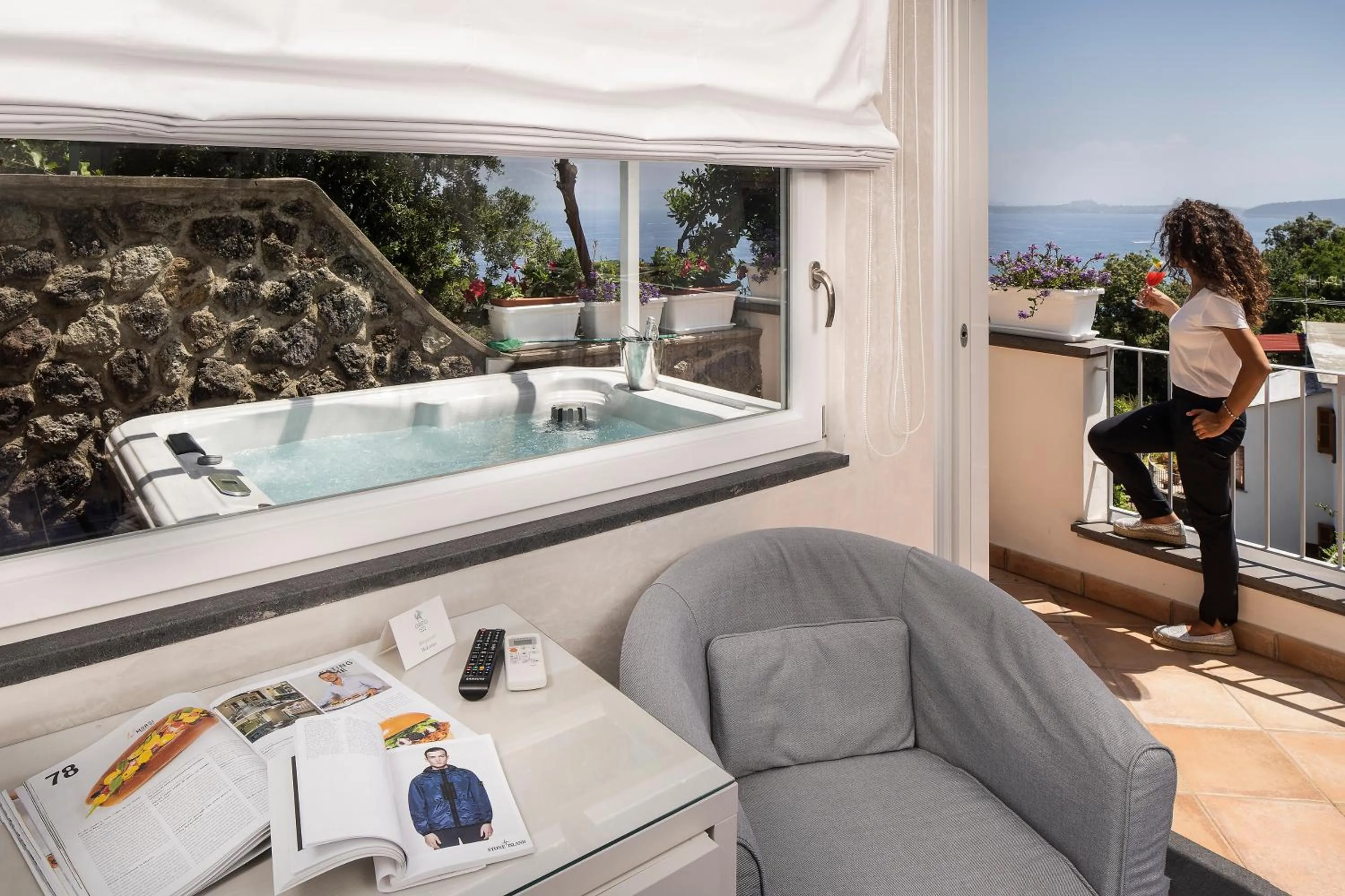 Balcony/Terrace in Grifo Hotel Charme & SPA