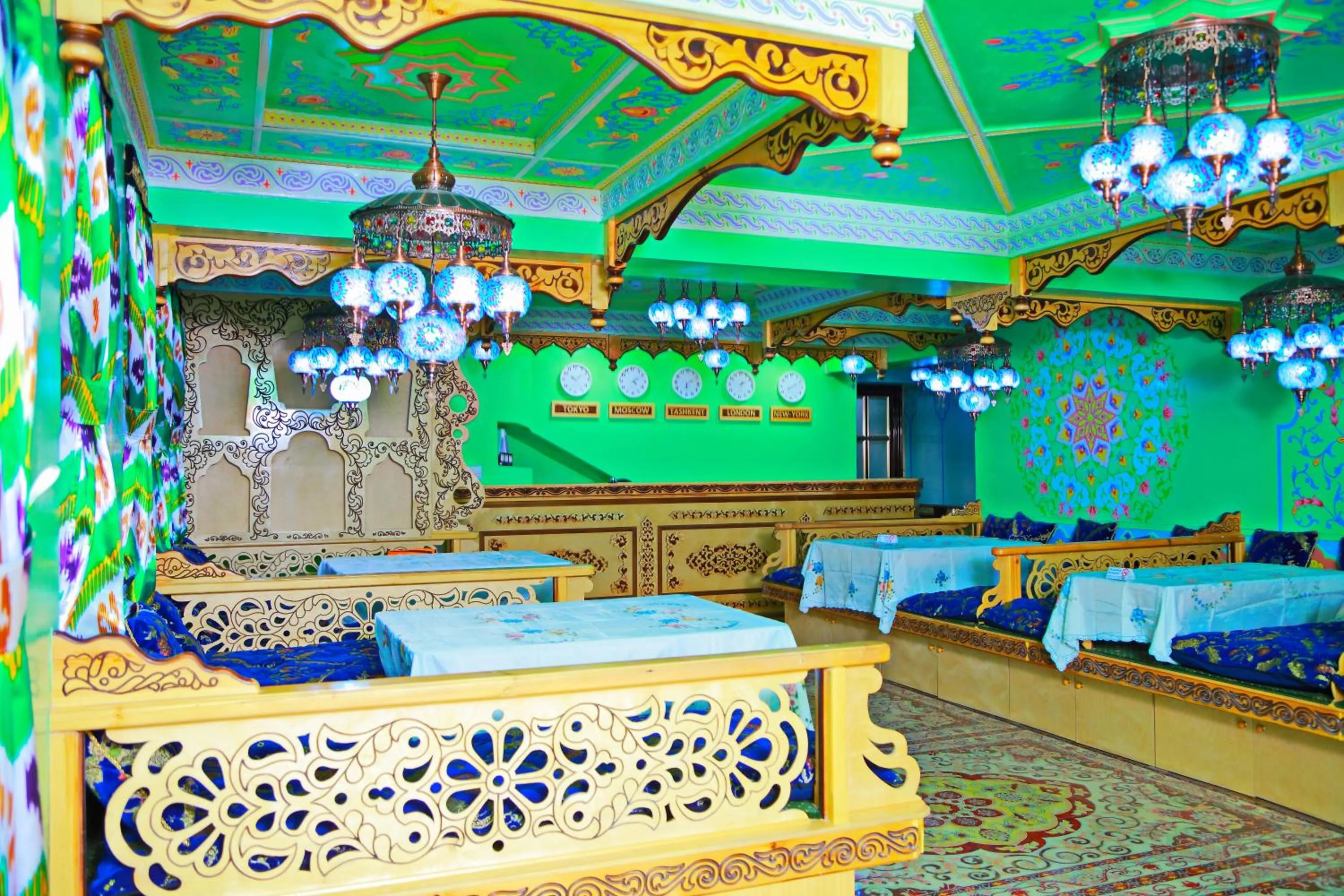 Communal lounge/ TV room in HON SAROY - immerse atmosphere in the epoch of the khans