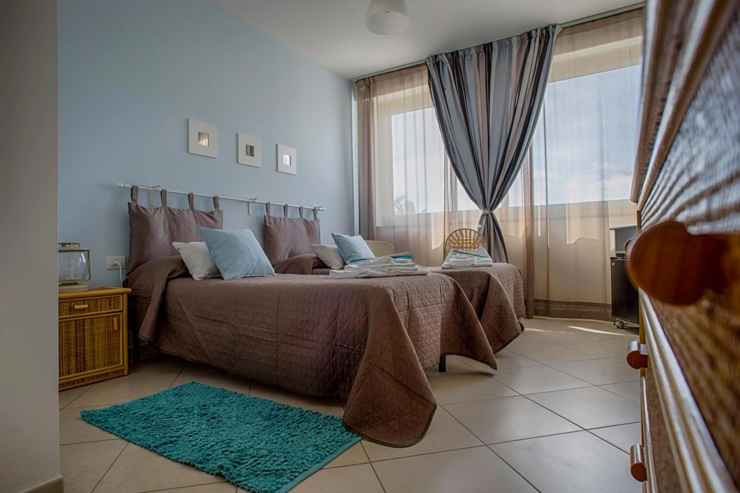 Shower, Bed in L'Approdo