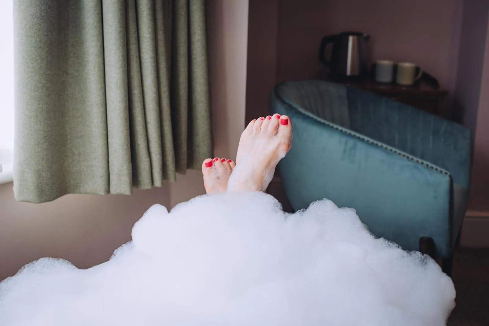 Bath, Bed in The Drummond at Albury