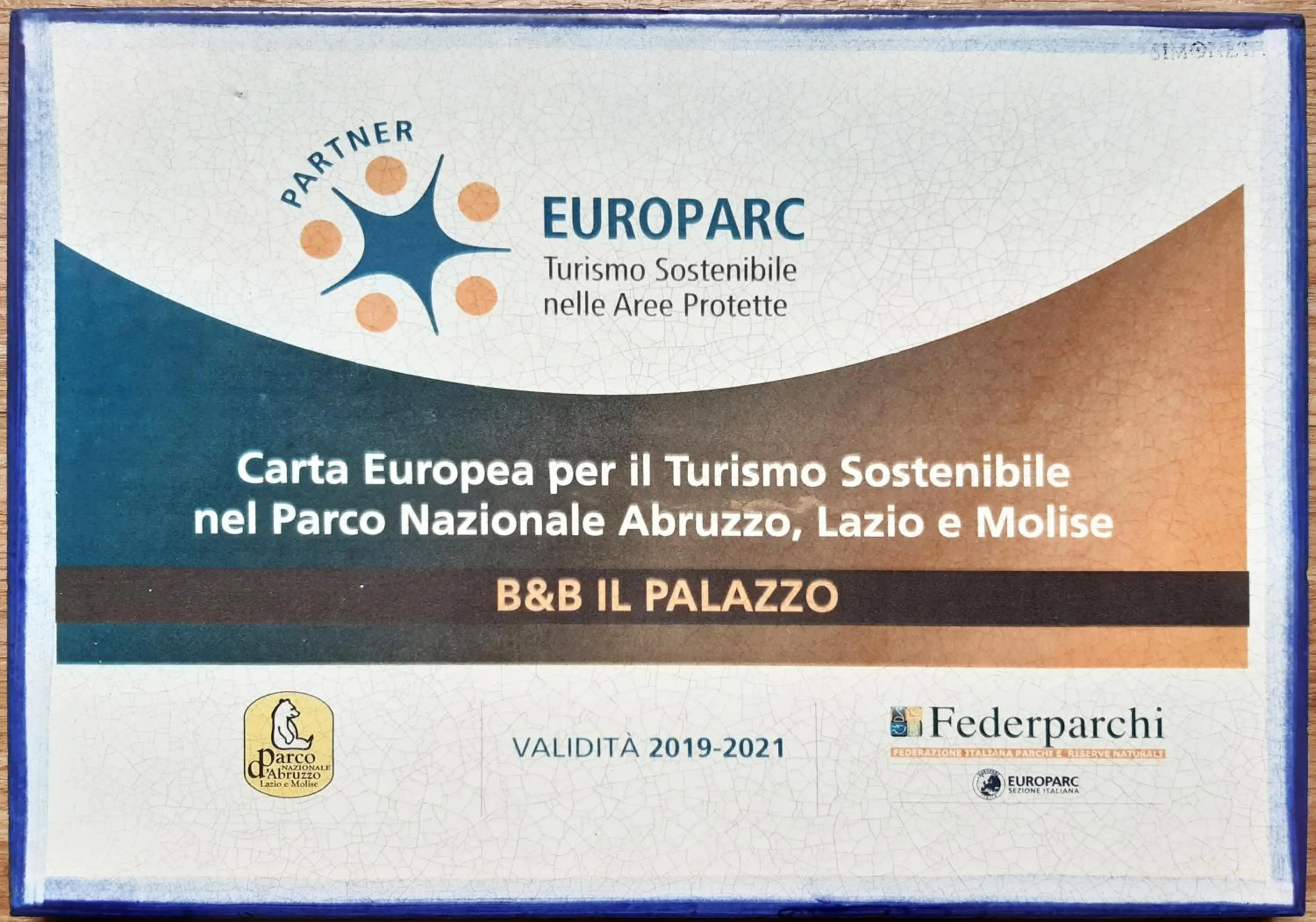 Certificate/Award in Il Palazzo