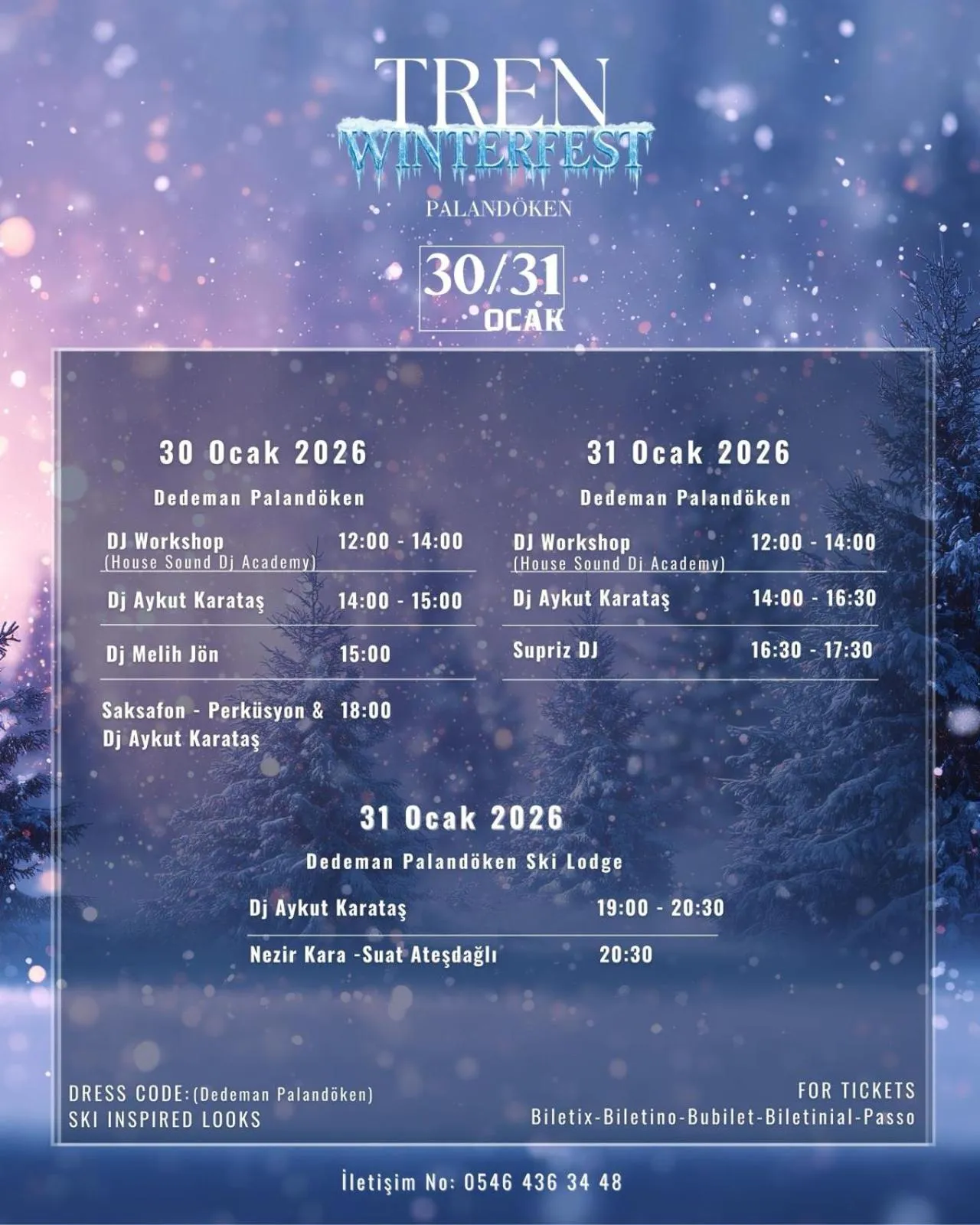 Activities in Dedeman Palandoken Ski Lodge Hotel