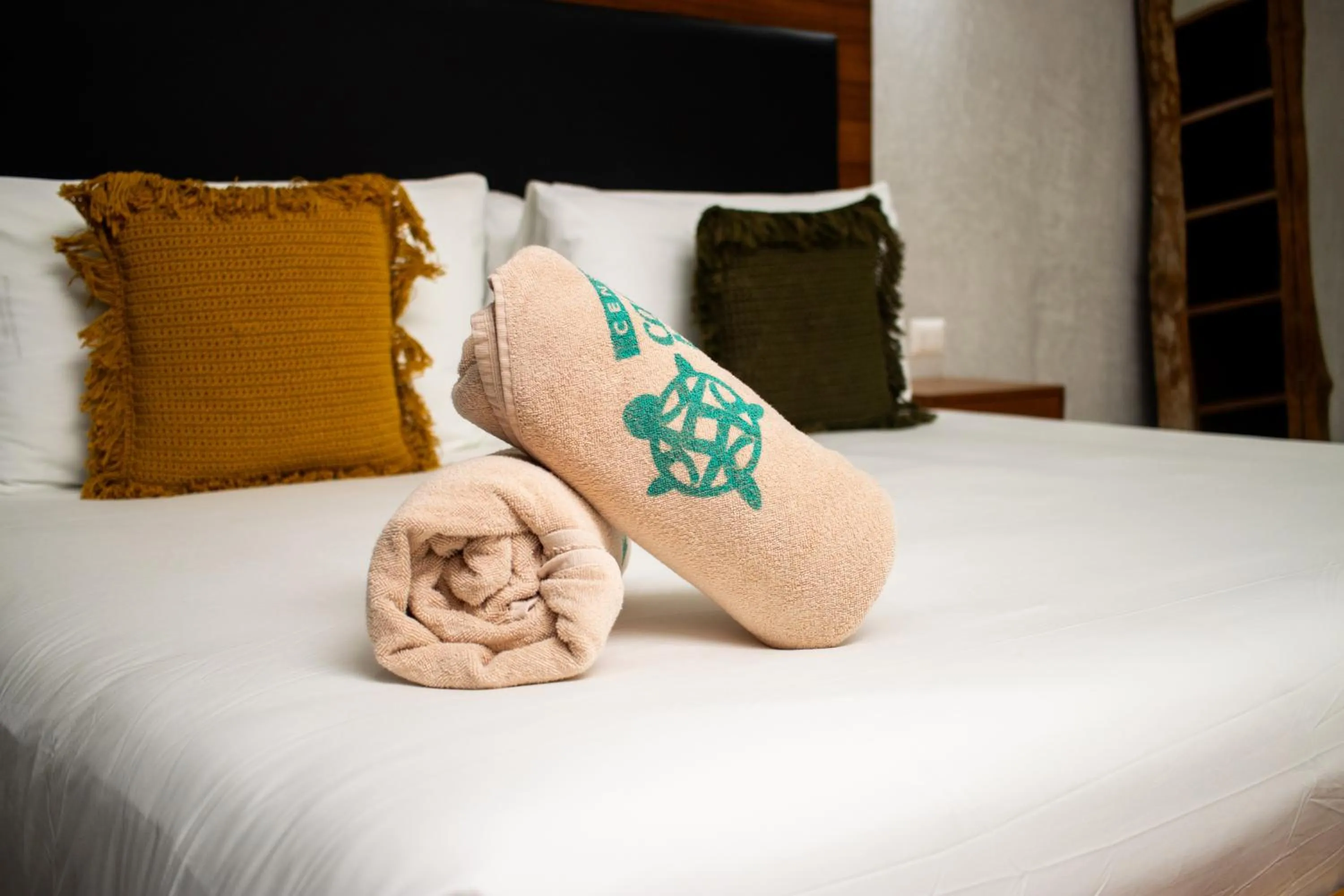 towels, Bed in Hotel Casa Tortuga Tulum - Cenotes Park Inclusive
