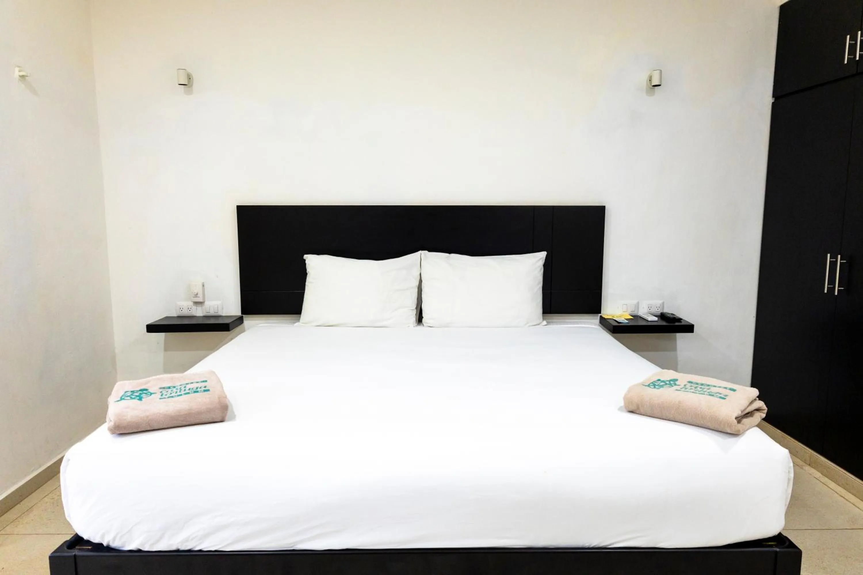 Bed in Hotel Casa Tortuga Tulum - Cenotes Park Inclusive